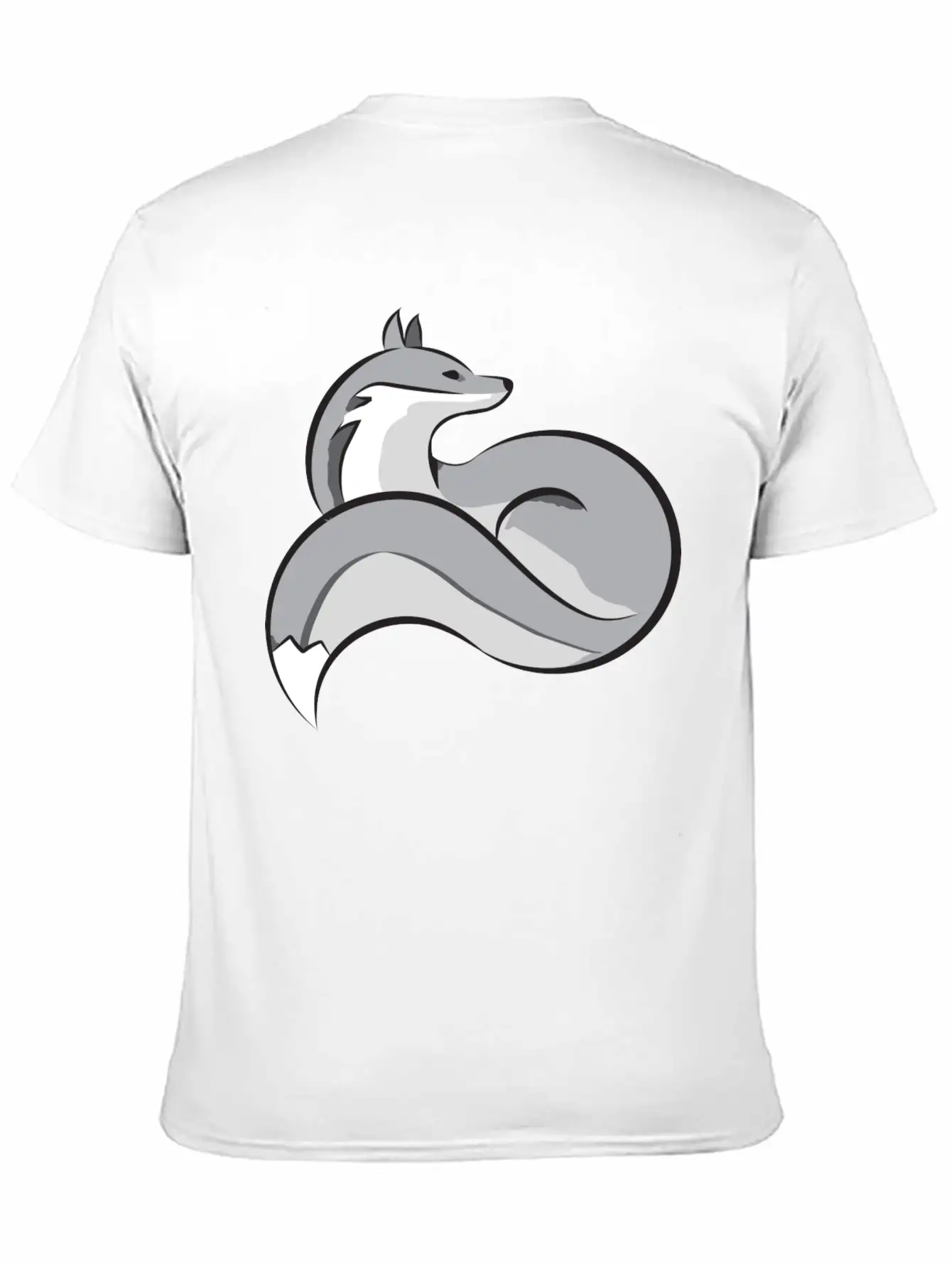 Silver Fox Essential Cotton Tee For Daily Outfits – Unisex Style