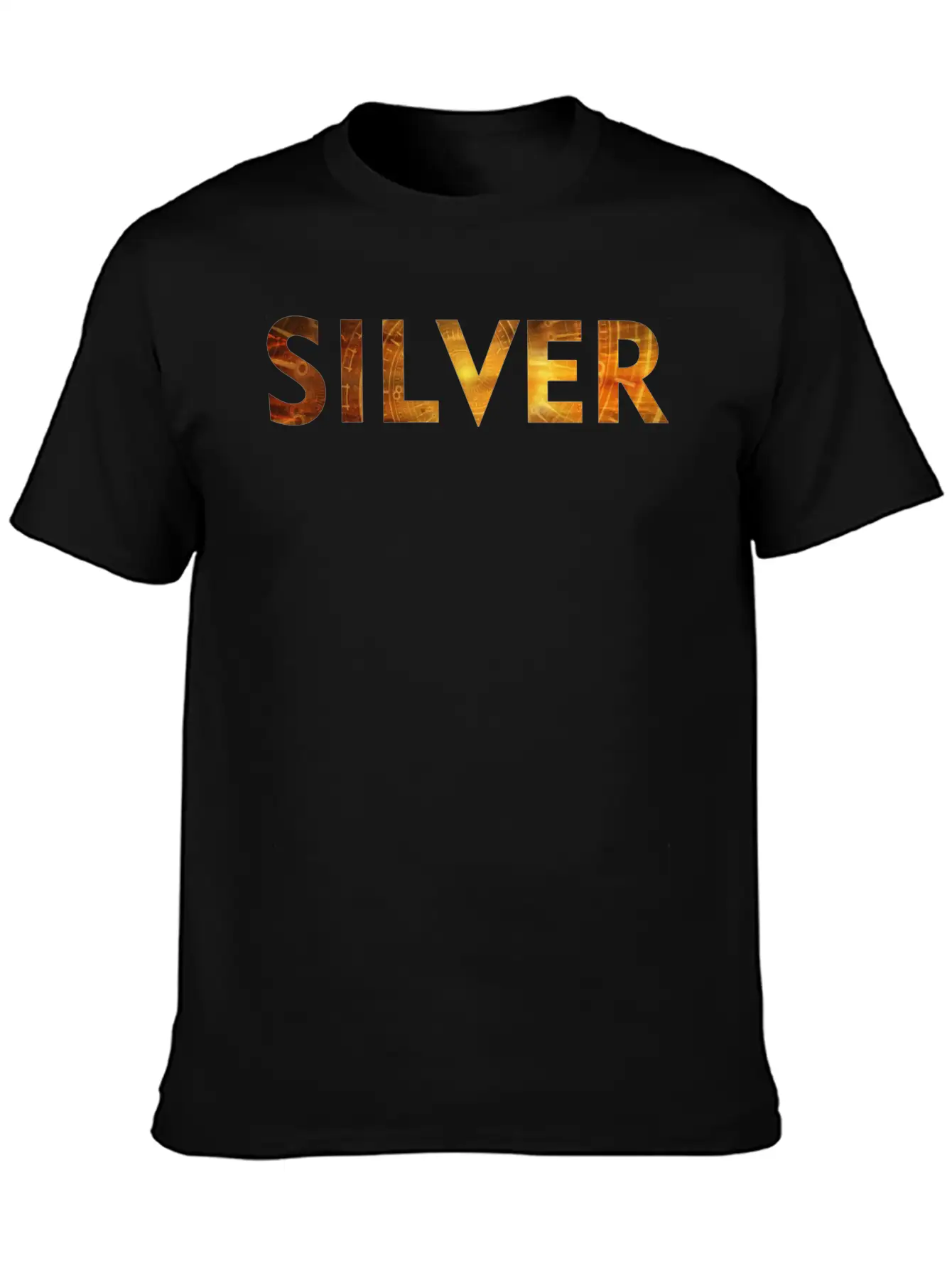Silver Logo Design Relaxed Everyday Tee – Lightweight And Durable Cotton