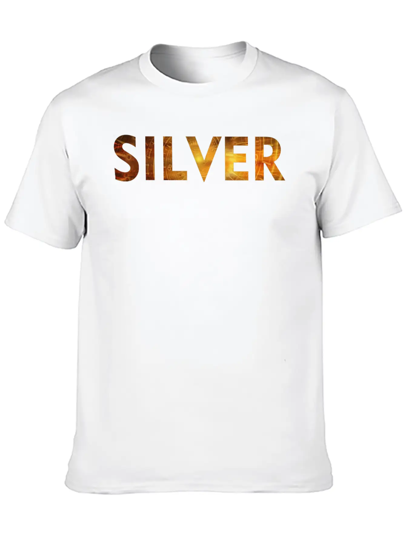 Silver Logo Design Relaxed Everyday Tee – Lightweight And Durable Cotton