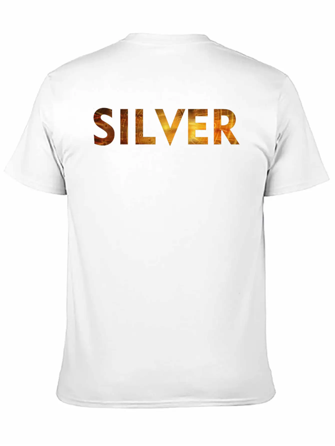 Silver Logo Design Relaxed Everyday Tee – Lightweight And Durable Cotton