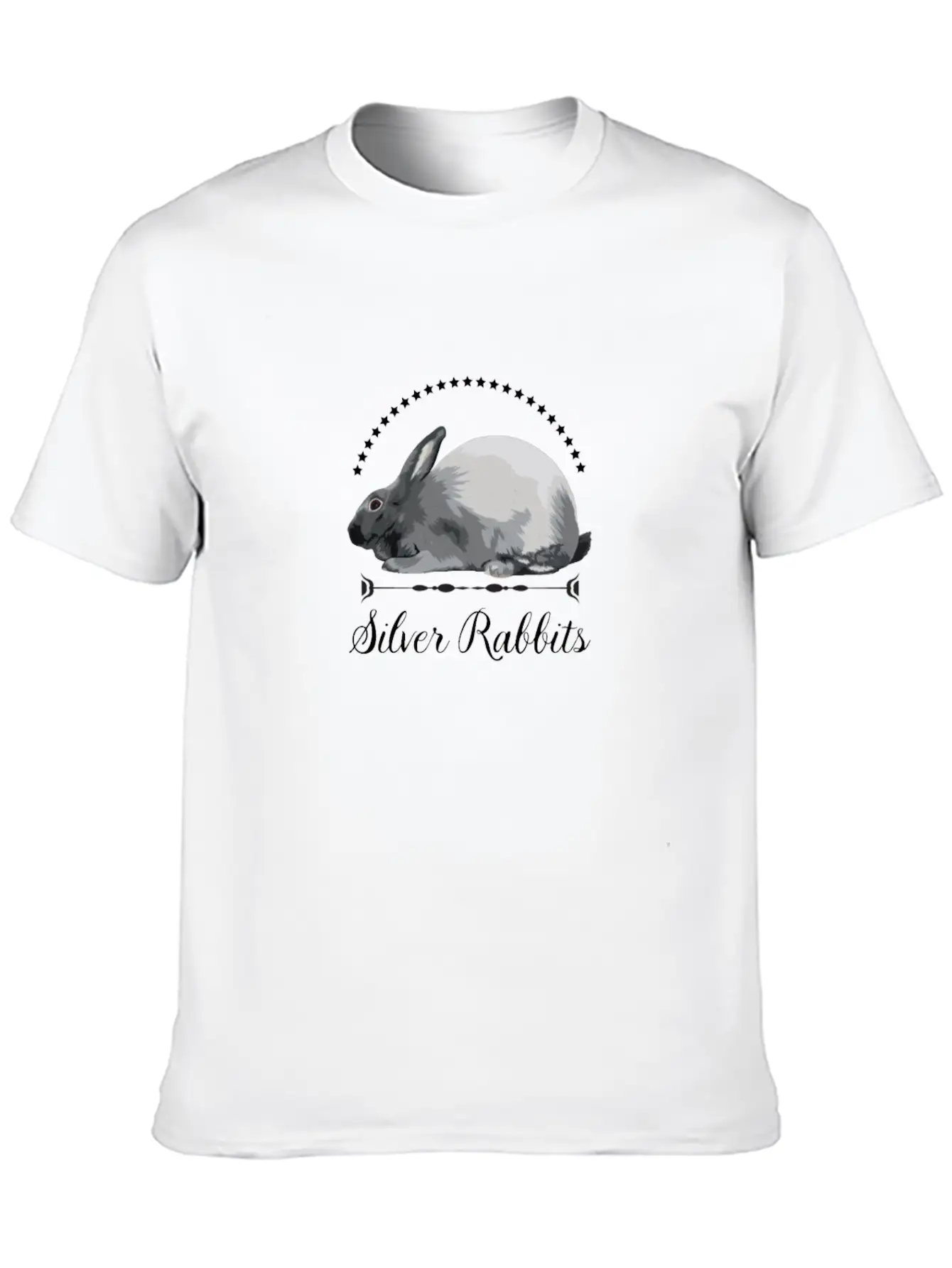 Silver Rabbits Classic Fit Graphic Tee For Daily Comfort – Unisex Cotton Shirt
