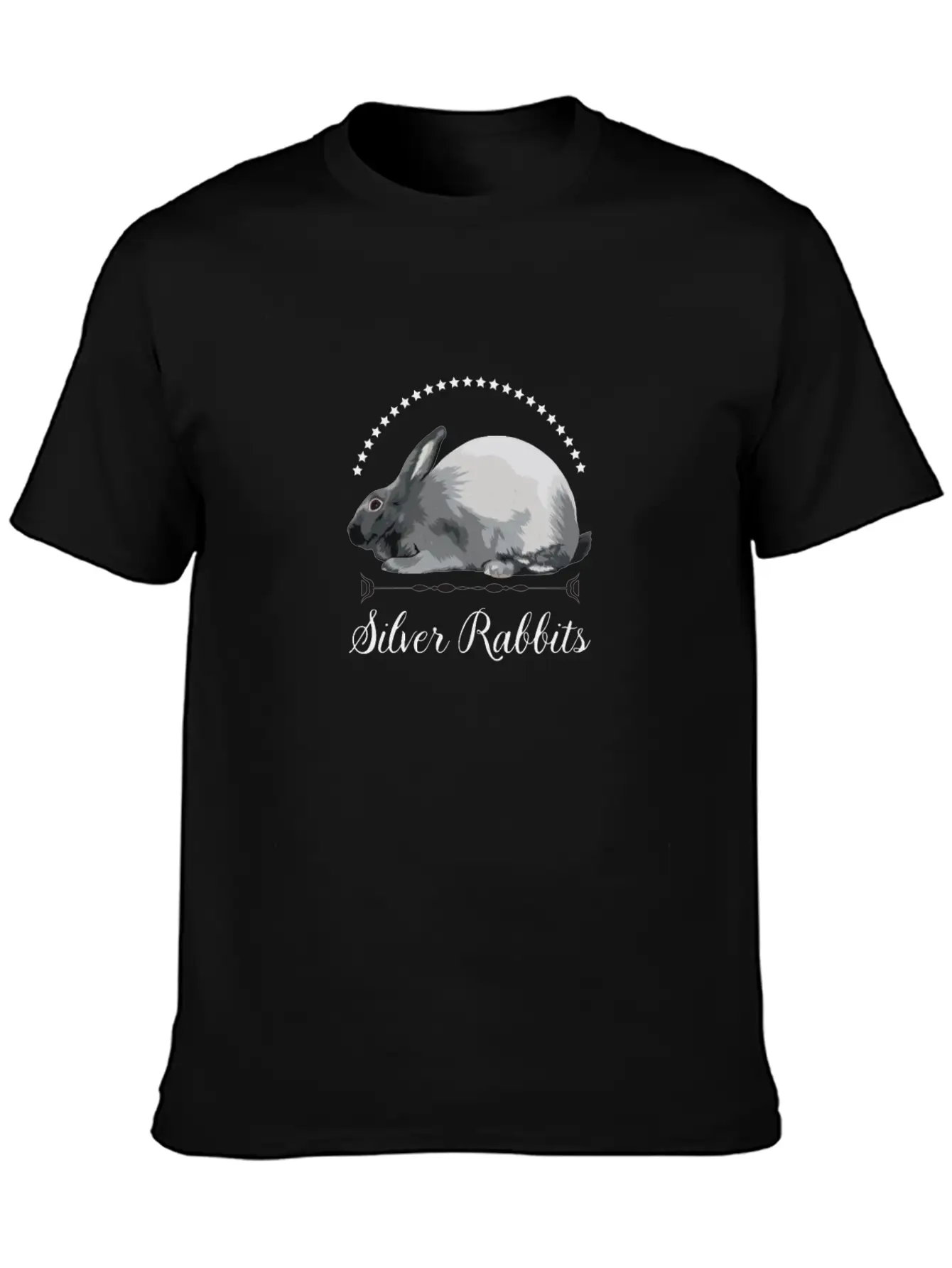 Silver Rabbits Classic Fit Graphic Tee For Daily Comfort – Unisex Cotton Shirt