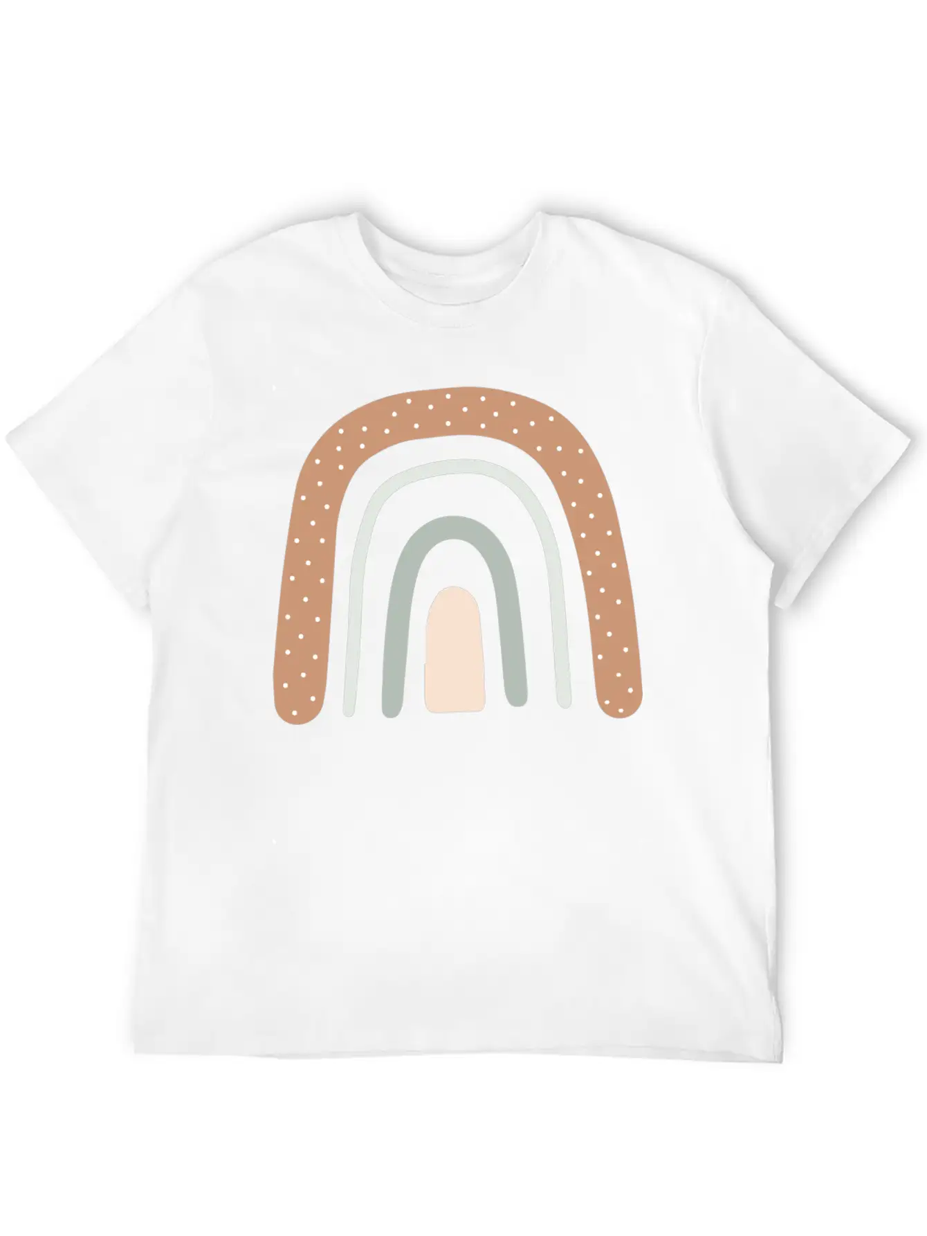 Simple Pastel Rainbow | Pastel Rainbow Gifts Lightweight Cotton T-Shirt – Daily Comfort Graphic Shirt