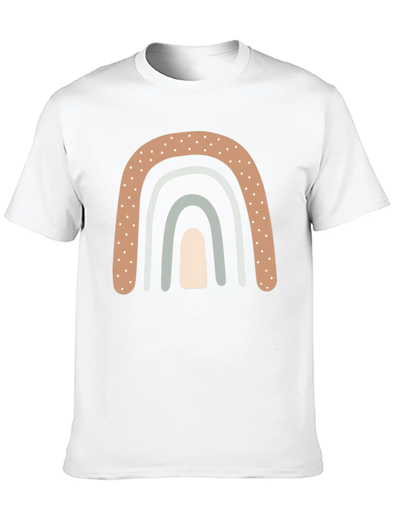 Simple Pastel Rainbow | Pastel Rainbow Gifts Lightweight Cotton T-Shirt – Daily Comfort Graphic Shirt