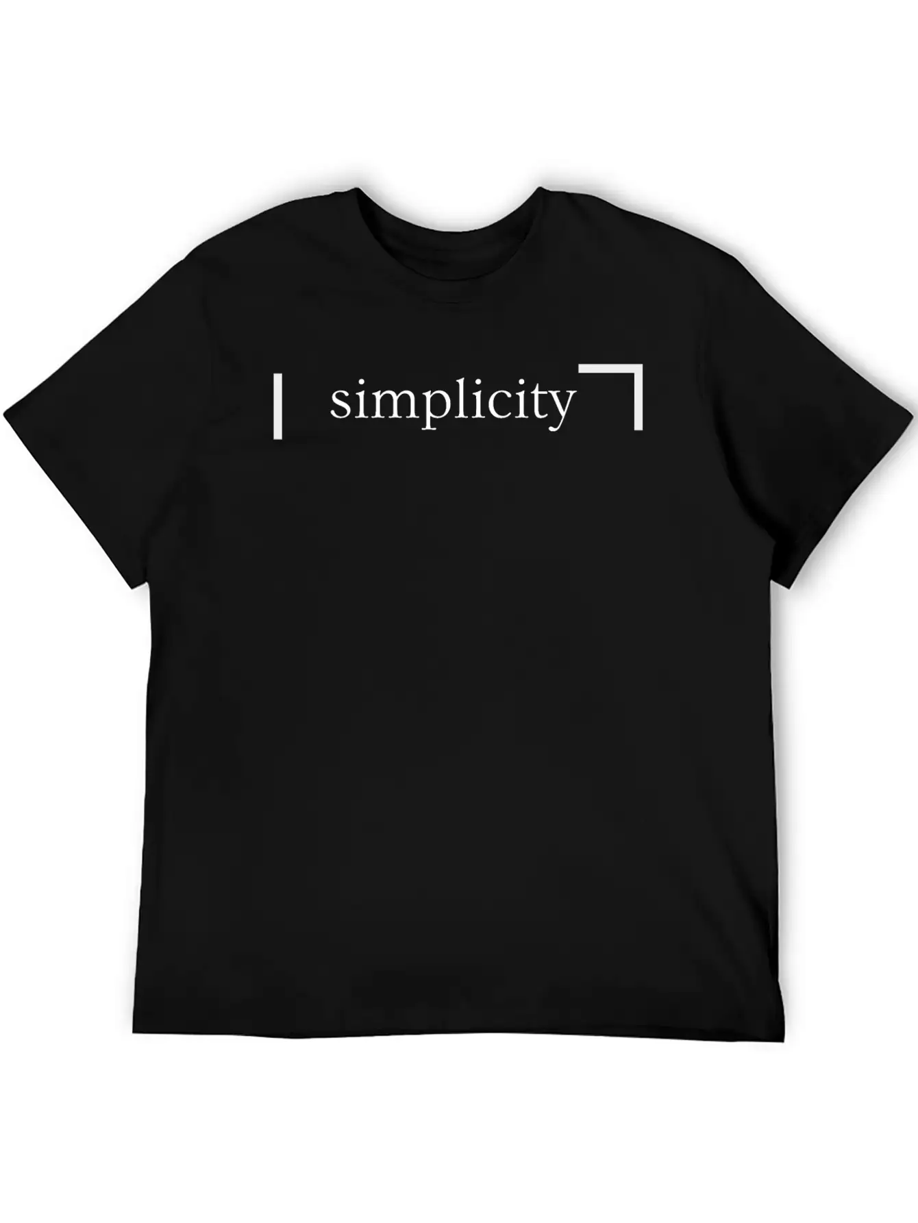 Simplicity | Motivation & Personal Growth Soft Cotton Short Sleeve Tee – Unisex Wardrobe Staple