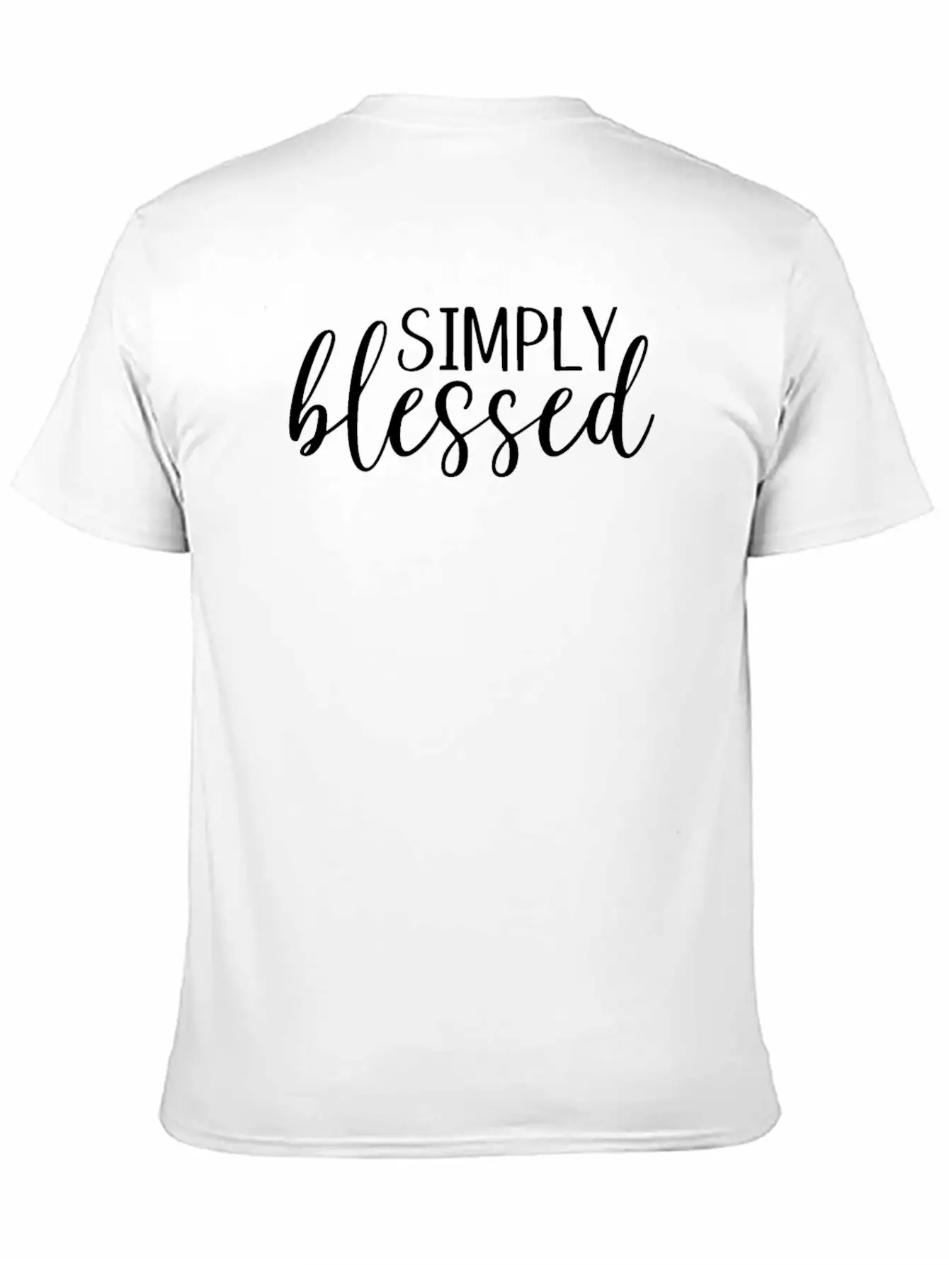 Simpliy Blessed Unisex Casual T-Shirt – Clean Design For Daily Comfort