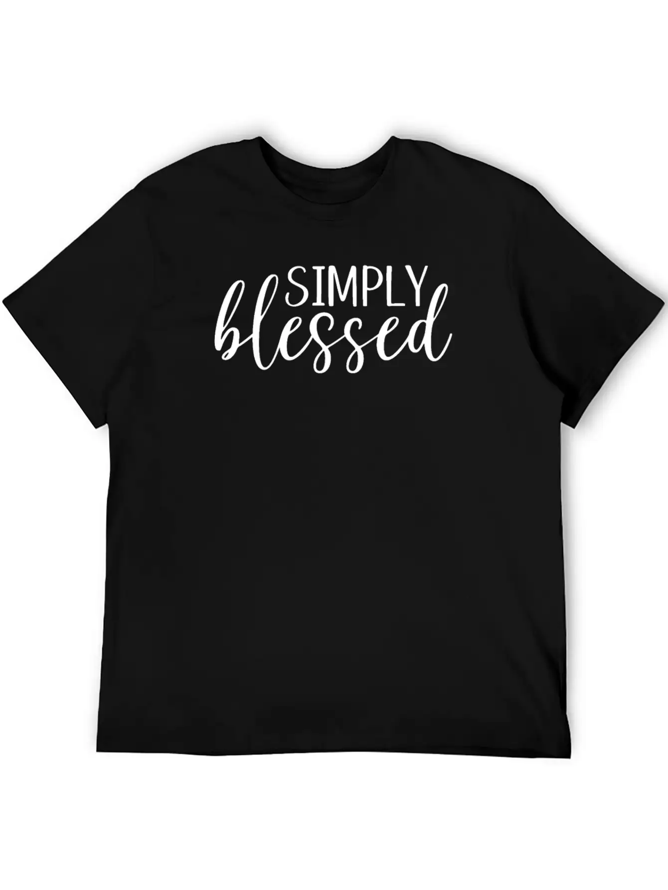 Simpliy Blessed Unisex Casual T-Shirt – Clean Design For Daily Comfort