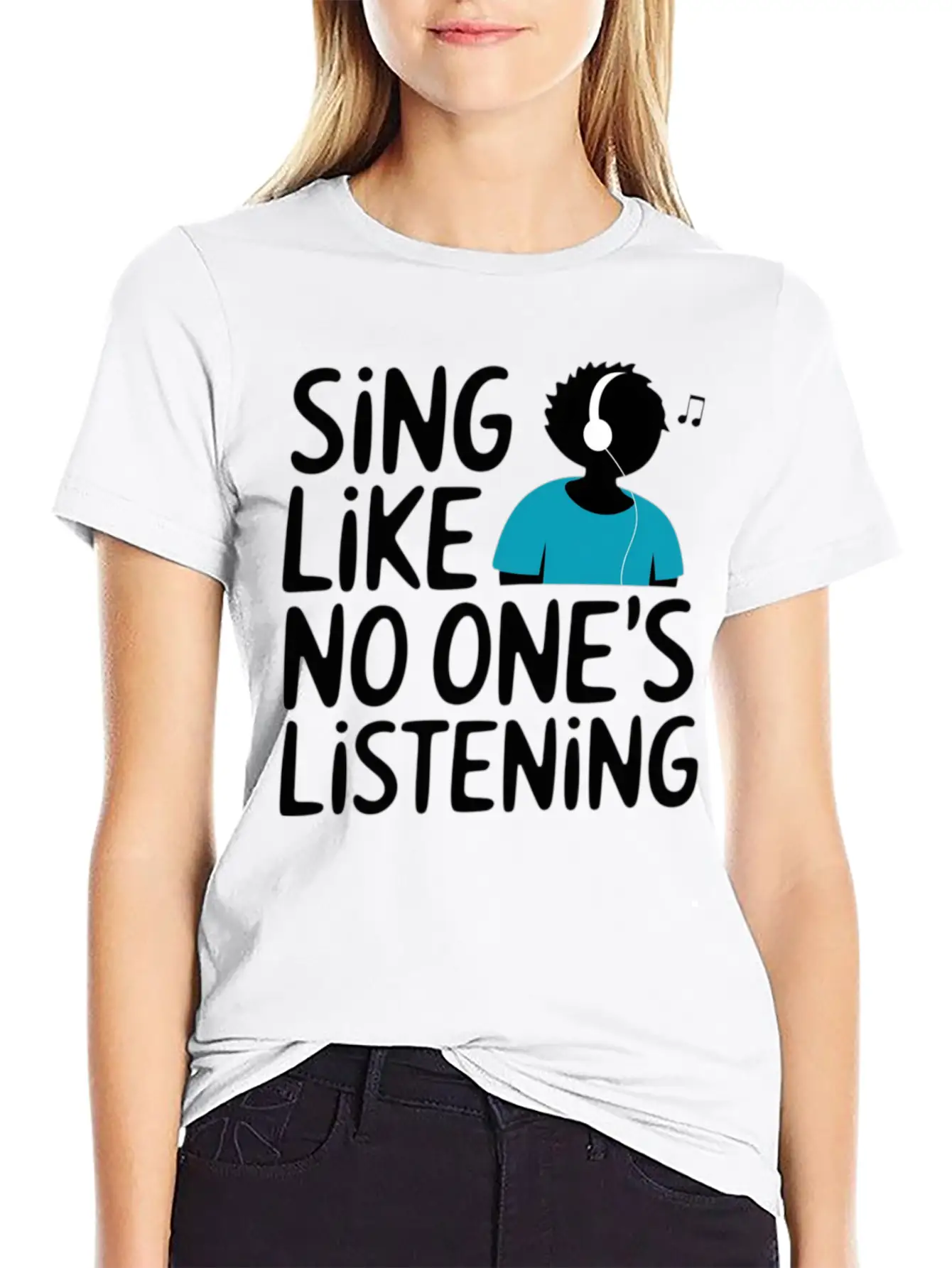 Sing Your Heart Out Classic Fit Graphic Tee For Daily Comfort – Unisex Cotton Shirt