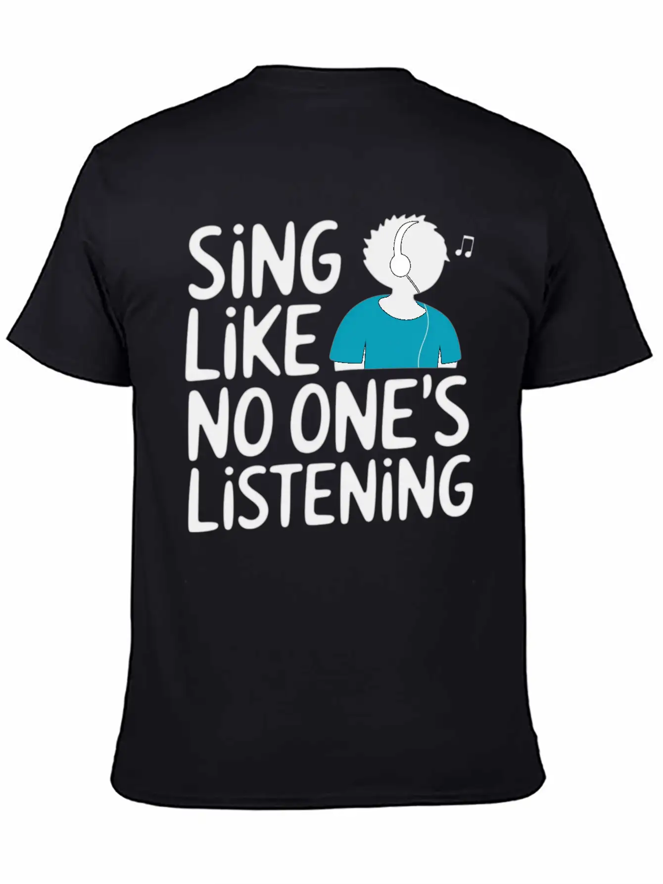 Sing Your Heart Out Classic Fit Graphic Tee For Daily Comfort – Unisex Cotton Shirt