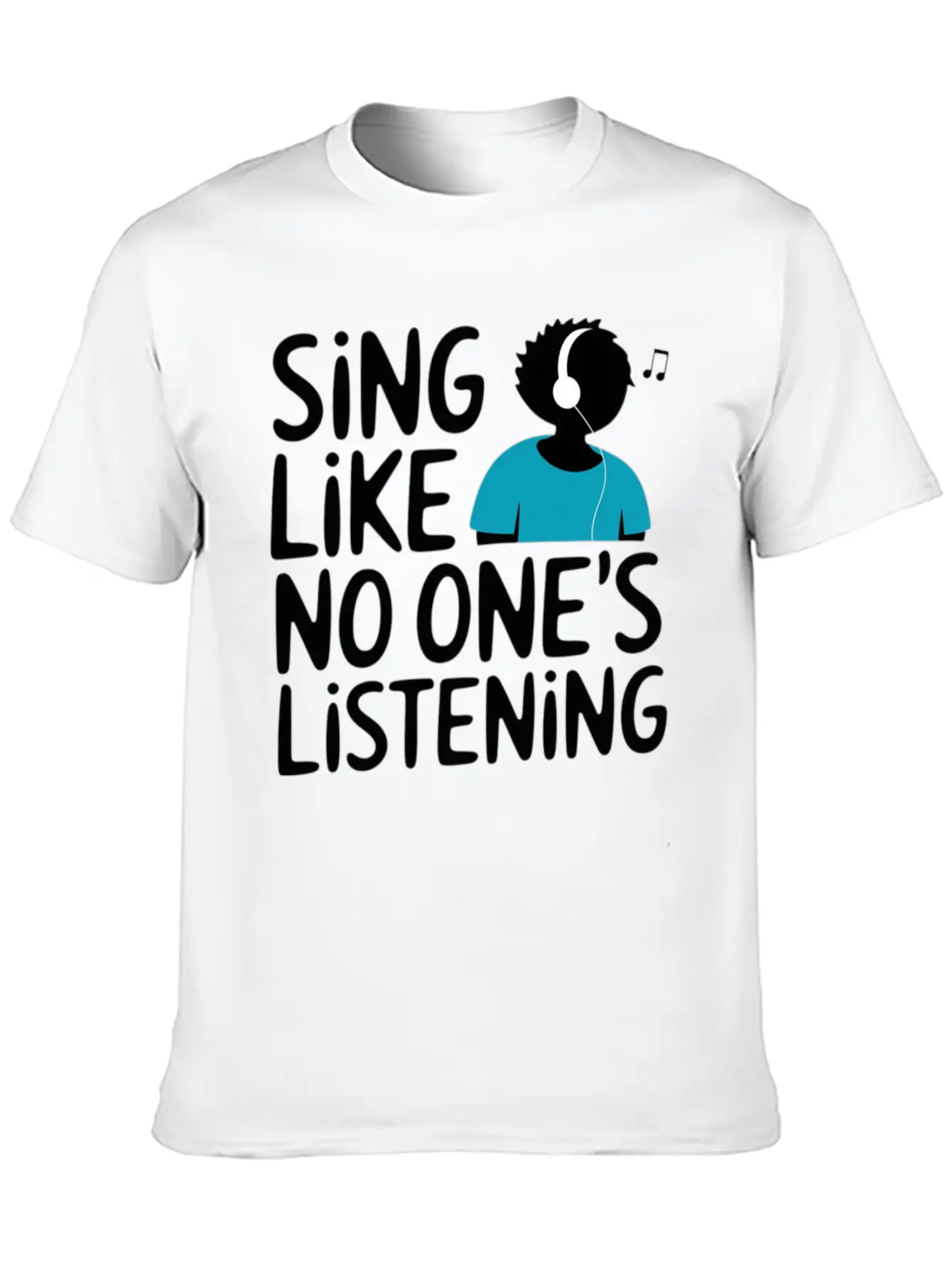 Sing Your Heart Out Classic Fit Graphic Tee For Daily Comfort – Unisex Cotton Shirt