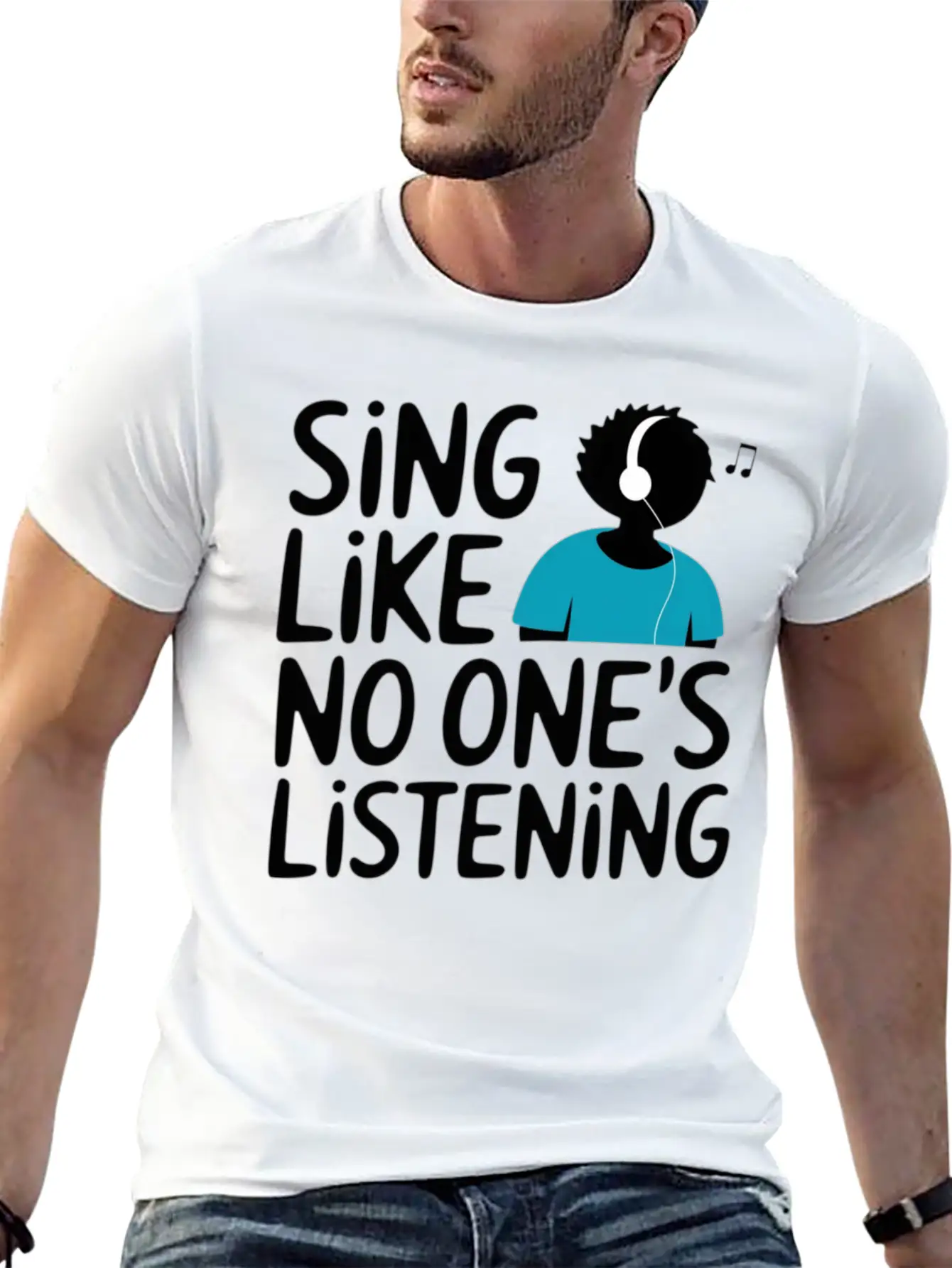 Sing Your Heart Out Classic Fit Graphic Tee For Daily Comfort – Unisex Cotton Shirt