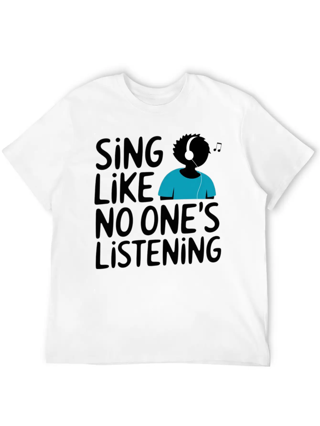 Sing Your Heart Out Classic Fit Graphic Tee For Daily Comfort – Unisex Cotton Shirt