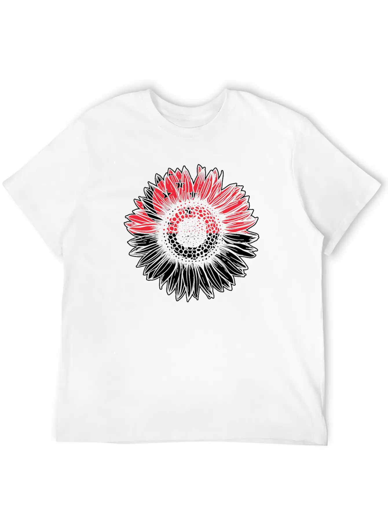 Singapore Flag Sunflower Basic Graphic T-Shirt – Daily Comfort In Soft Cotton