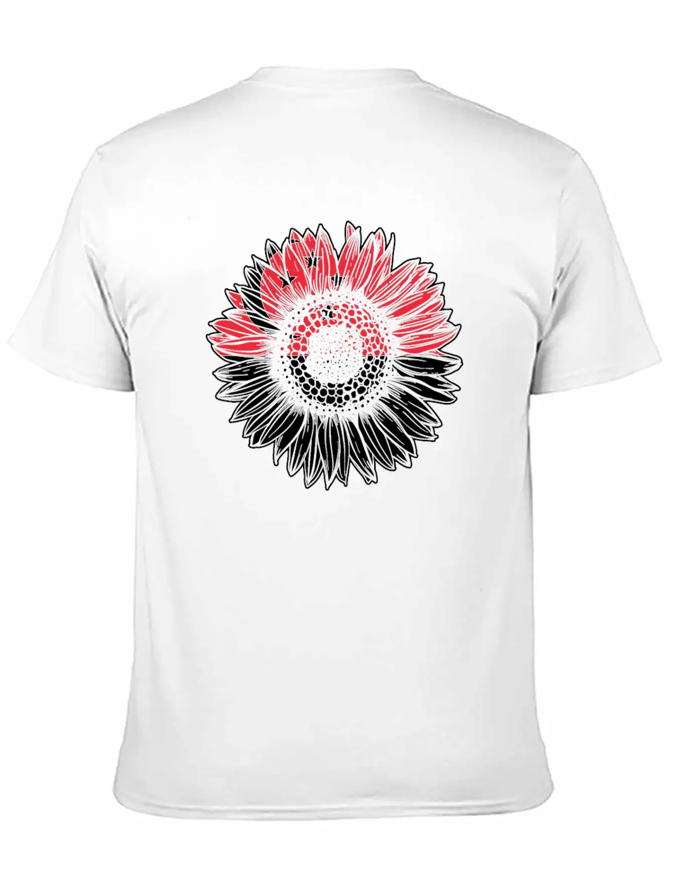 Singapore Flag Sunflower Basic Graphic T-Shirt – Daily Comfort In Soft Cotton