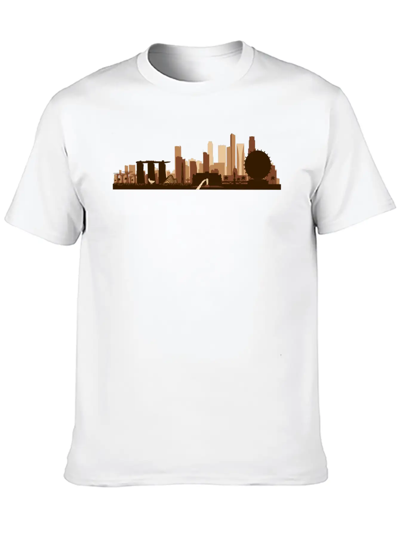 Singapore Unisex Casual T-Shirt – Clean Design For Daily Comfort