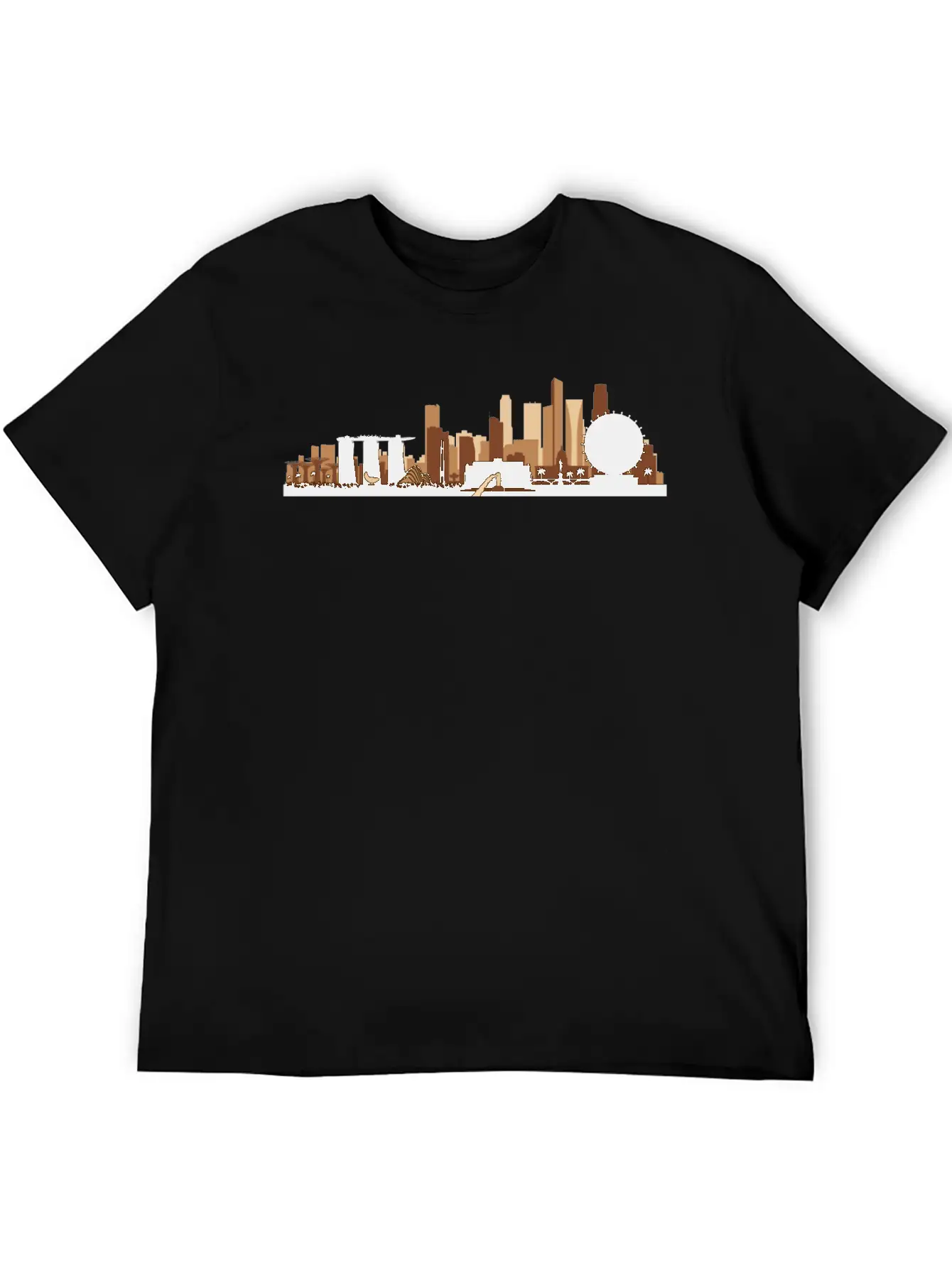 Singapore Unisex Casual T-Shirt – Clean Design For Daily Comfort