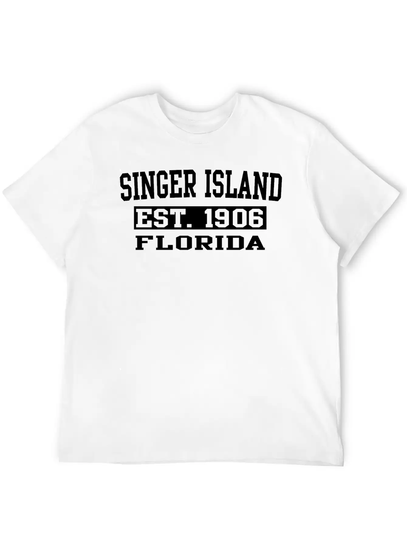 Singer Island Florida Souvenirs Singer Island FL Modern Fit Casual T-Shirt – Clean And Versatile Design