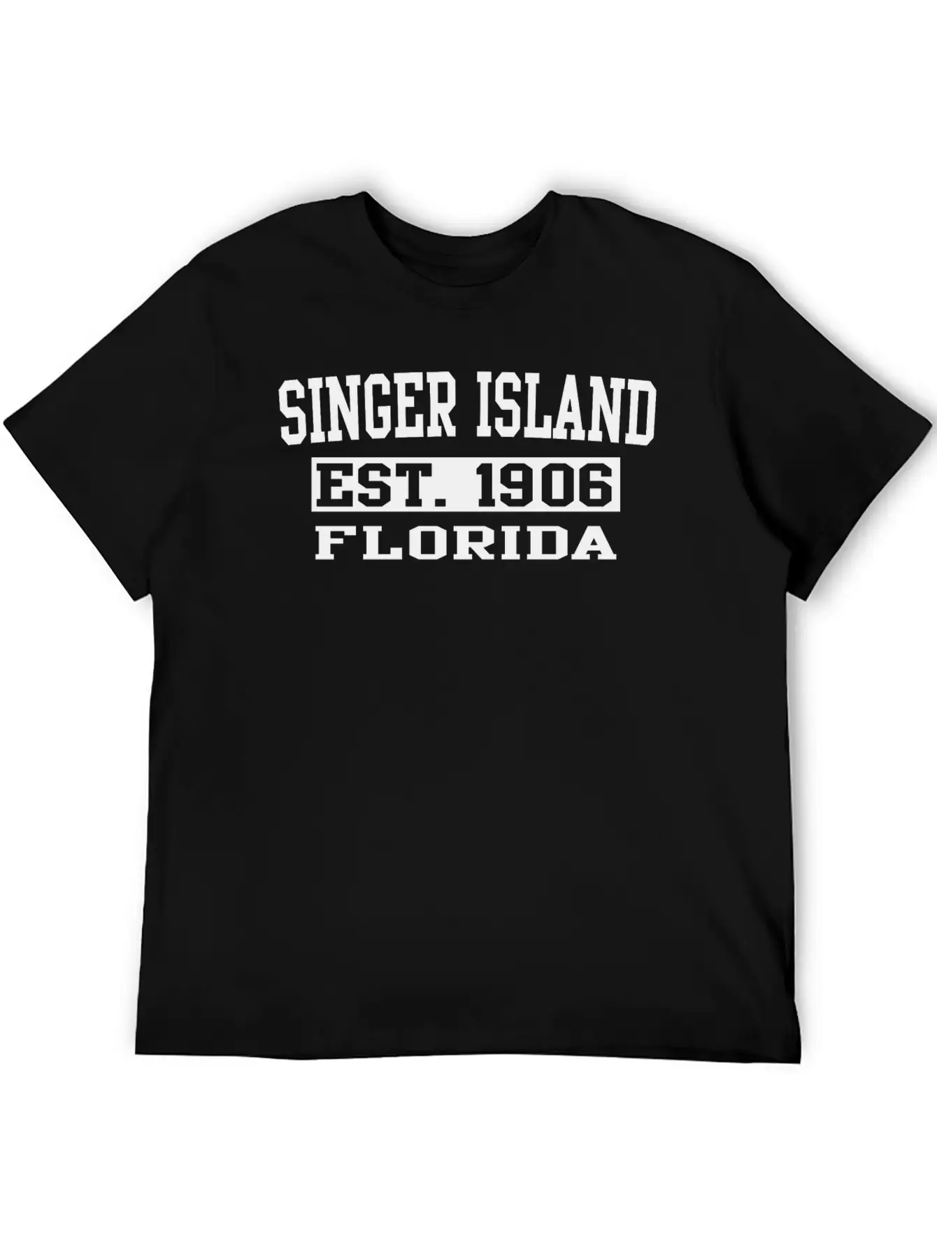 Singer Island Florida Souvenirs Singer Island FL Modern Fit Casual T-Shirt – Clean And Versatile Design
