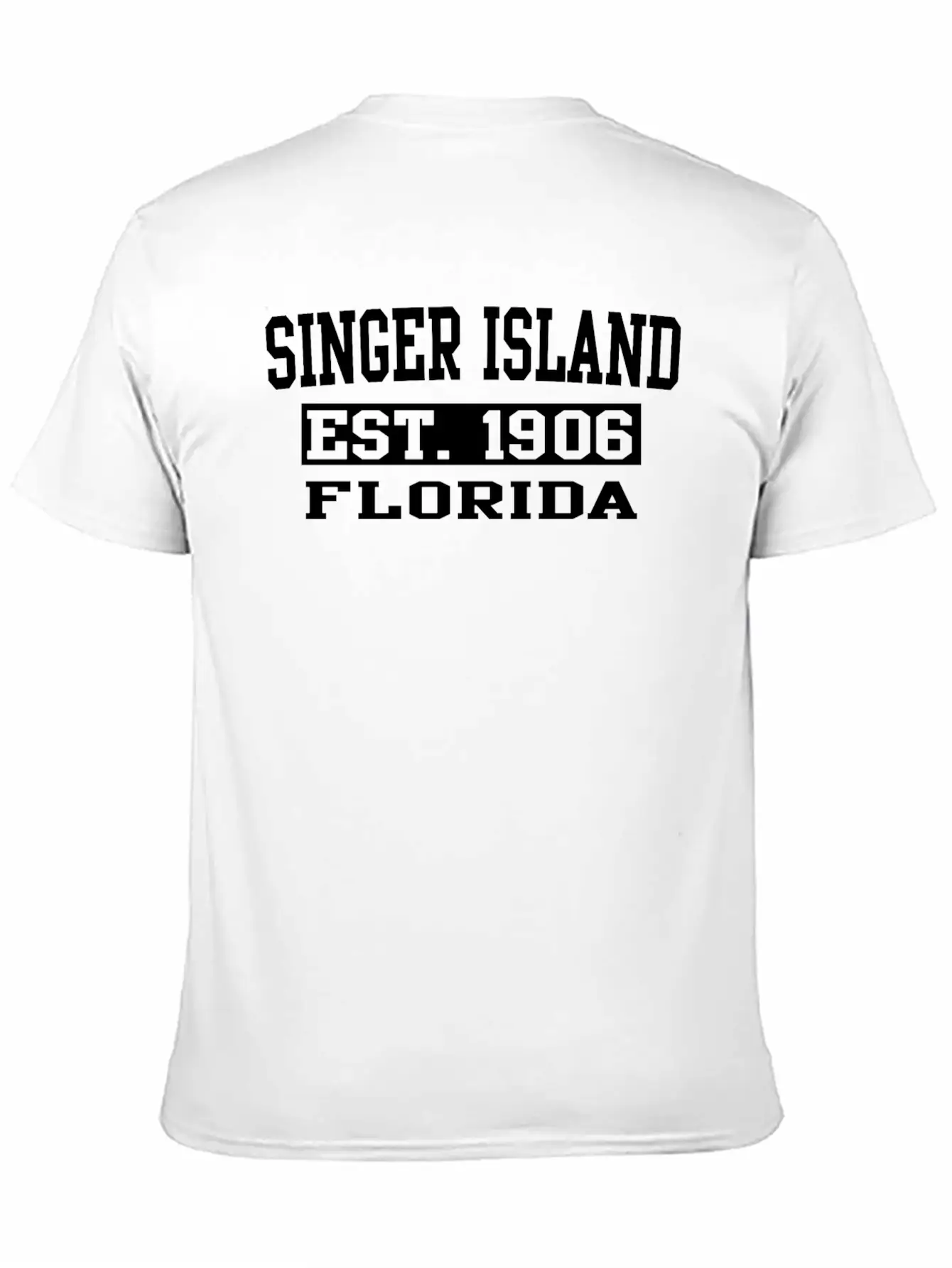 Singer Island Florida Souvenirs Singer Island FL Modern Fit Casual T-Shirt – Clean And Versatile Design