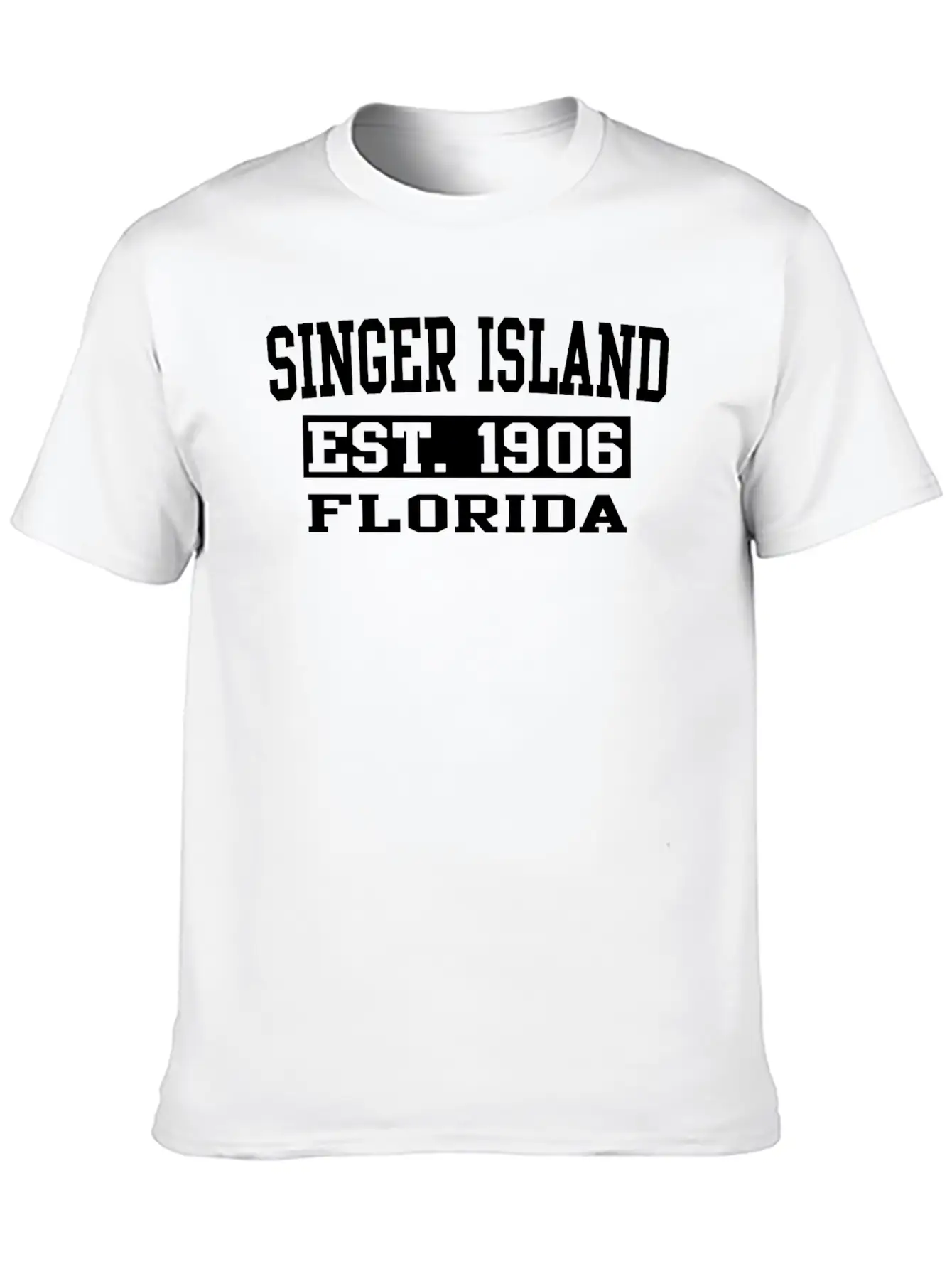 Singer Island Florida Souvenirs Singer Island FL Modern Fit Casual T-Shirt – Clean And Versatile Design