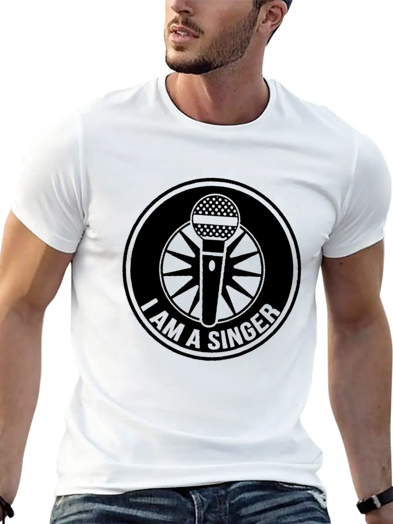 Singer Mic Relaxed Everyday Tee – Lightweight And Durable Cotton