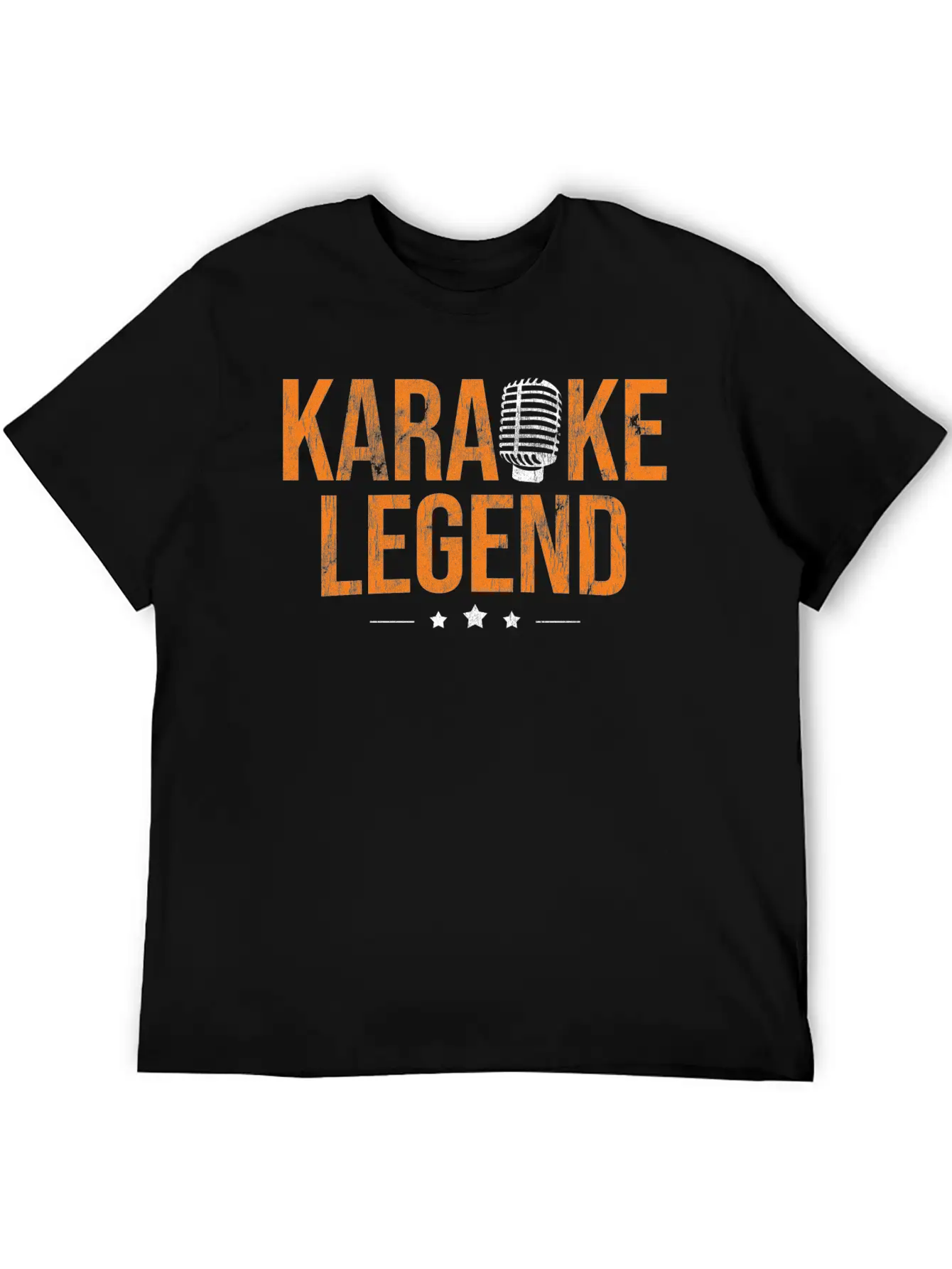 Singing Microphone Karaoke Lightweight Cotton T-Shirt – Daily Comfort Graphic Shirt