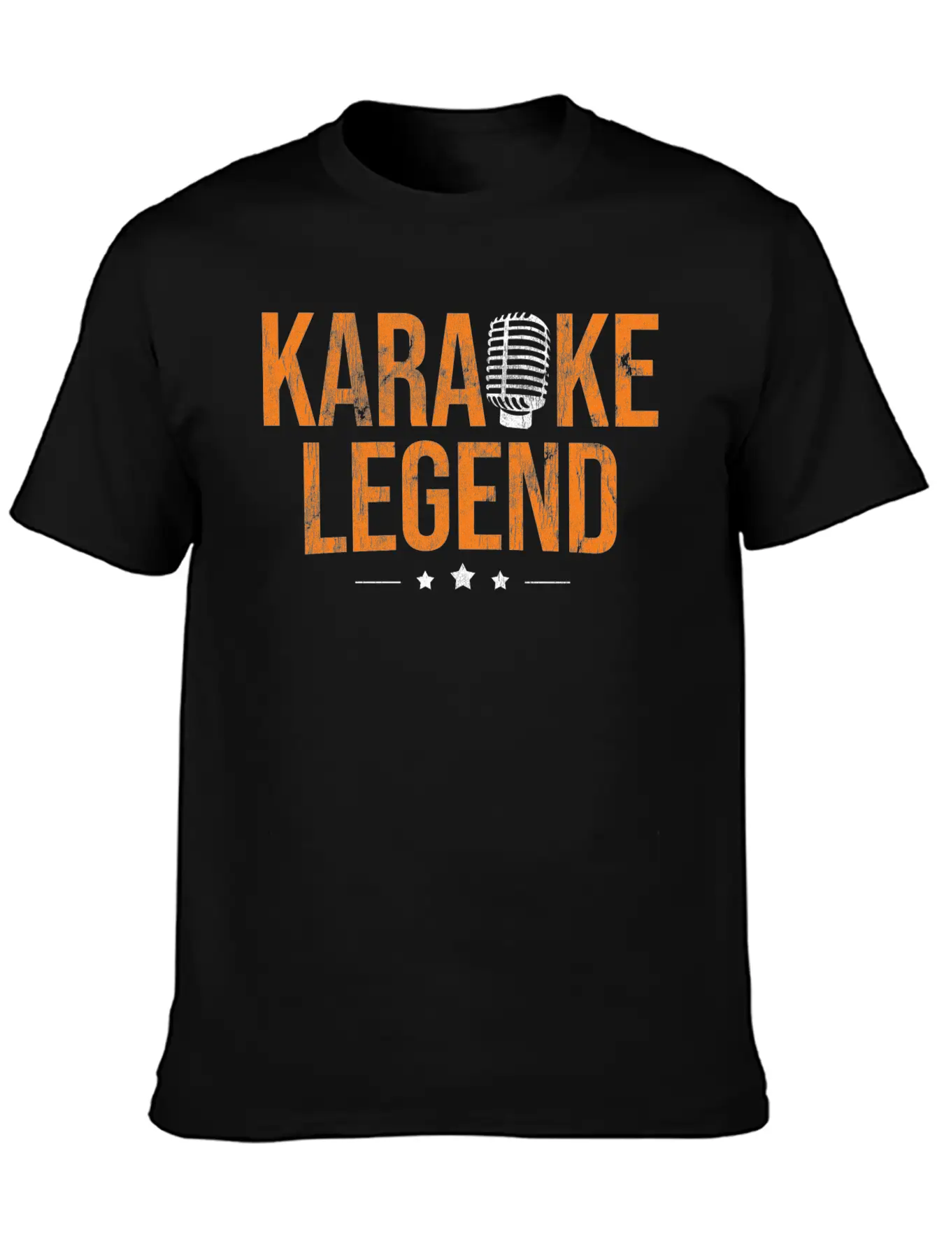 Singing Microphone Karaoke Lightweight Cotton T-Shirt – Daily Comfort Graphic Shirt