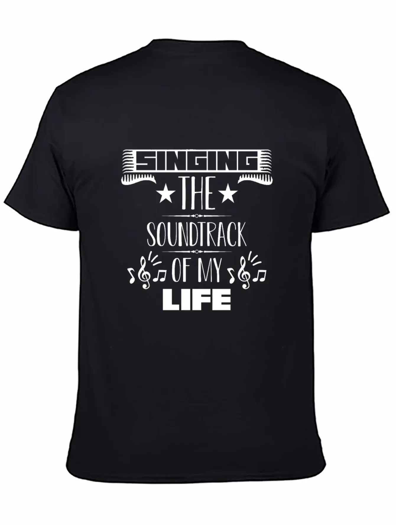 Singing The Soundtrack Of My Life Singer Music Unisex Casual T-Shirt ��� Clean Design For Daily Comfort