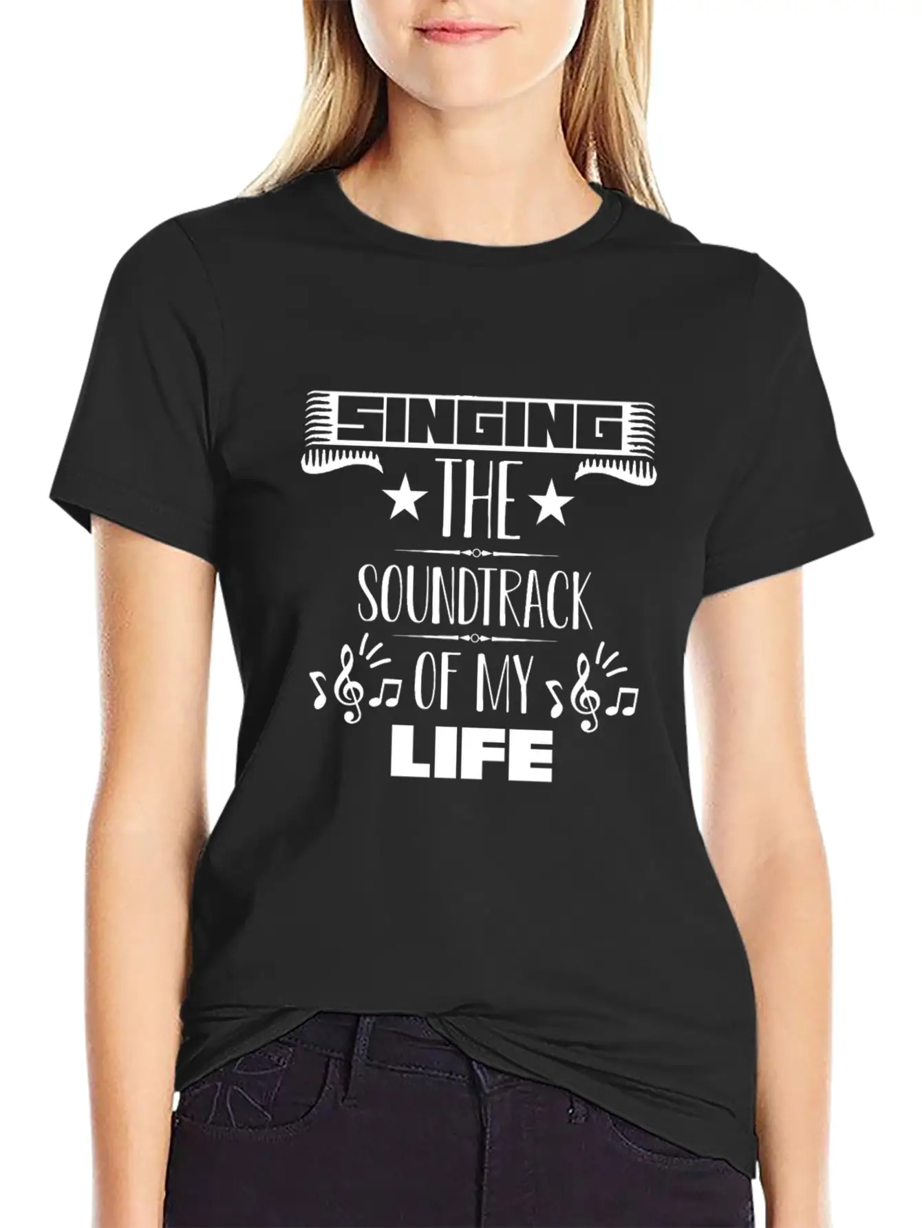 Singing The Soundtrack Of My Life Singer Music Unisex Casual T-Shirt ��� Clean Design For Daily Comfort