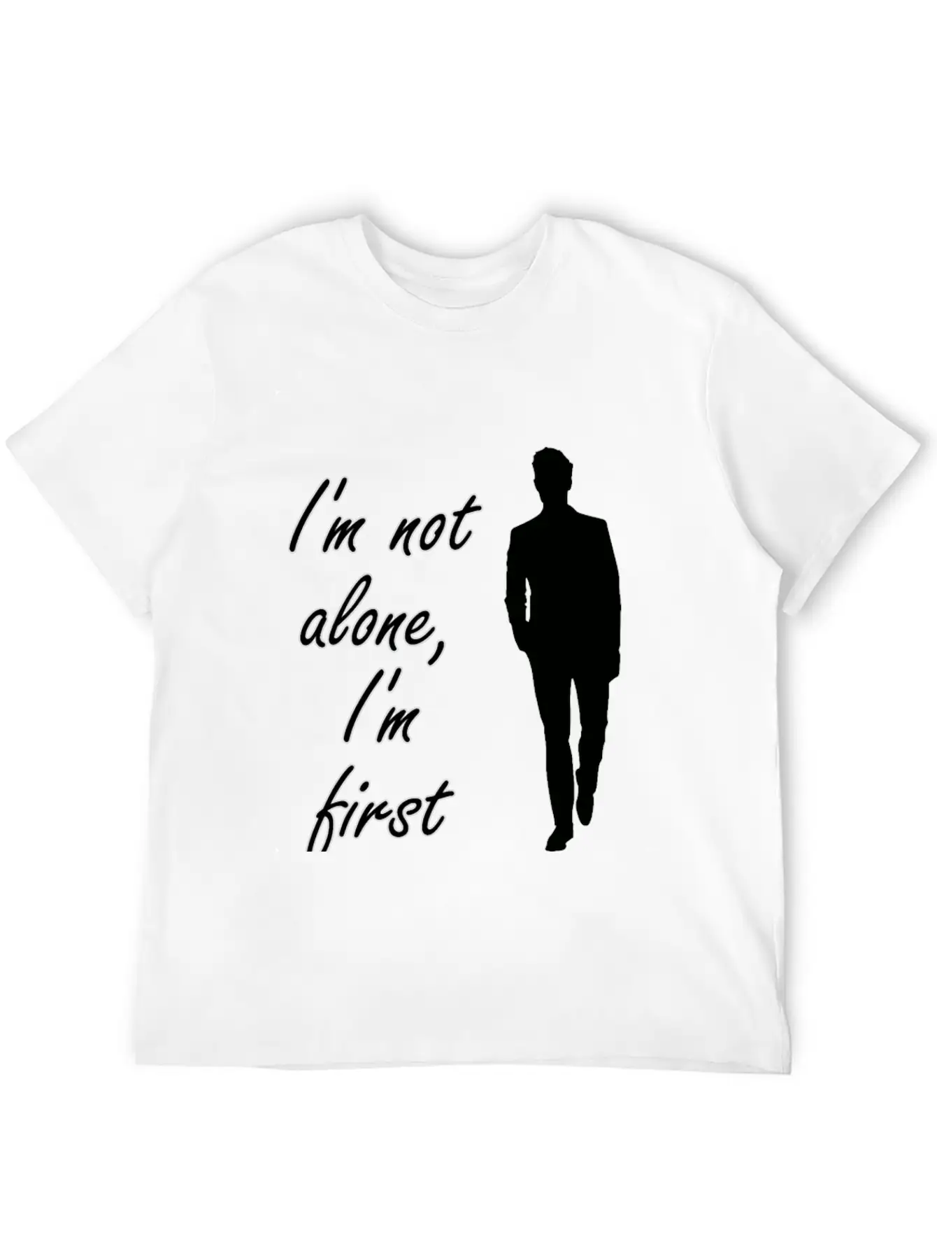 Single But Not Alone Gift Idea Lightweight Cotton T-Shirt – Daily Comfort Graphic Shirt