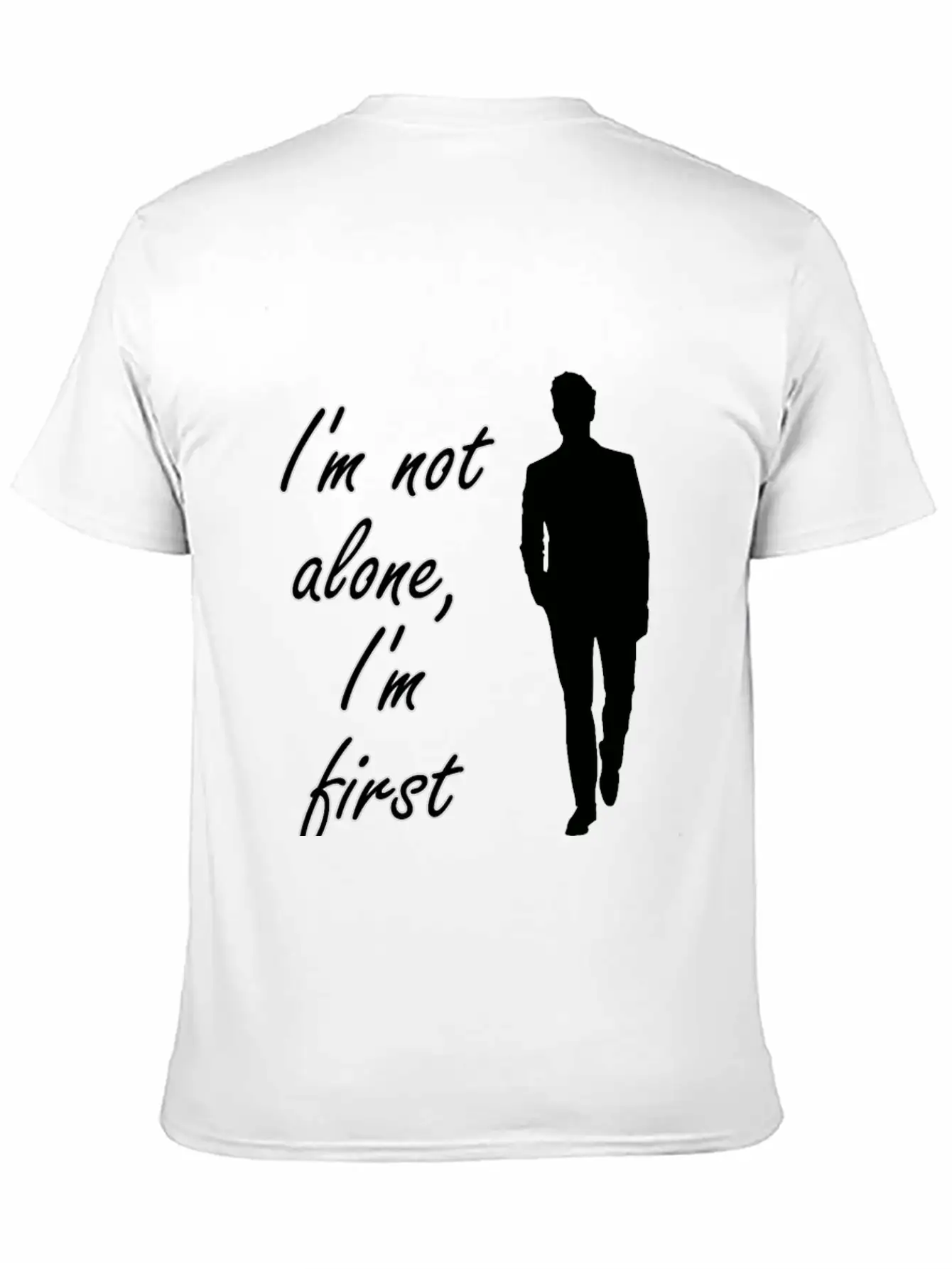 Single But Not Alone Gift Idea Lightweight Cotton T-Shirt – Daily Comfort Graphic Shirt