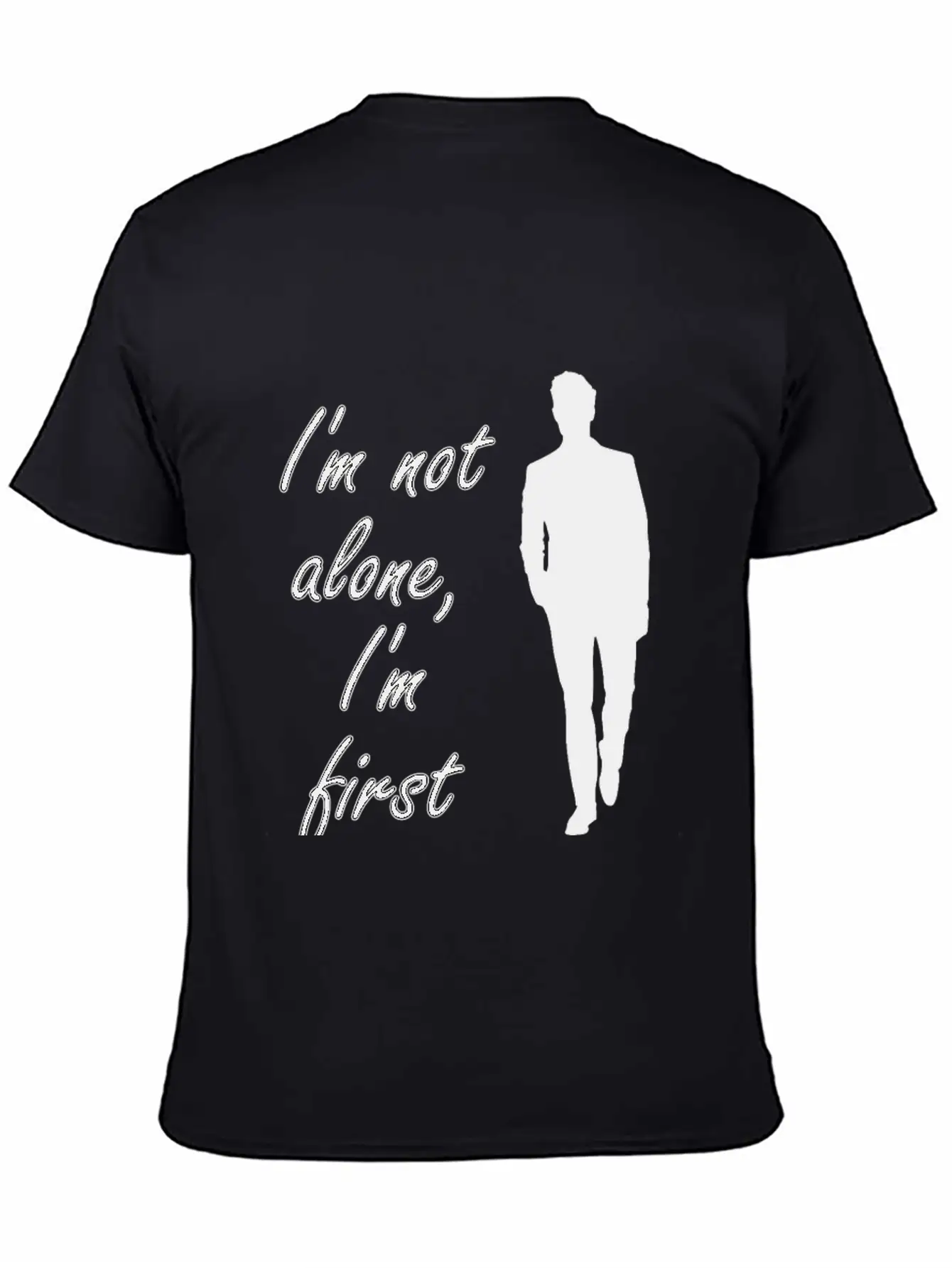 Single But Not Alone Gift Idea Lightweight Cotton T-Shirt – Daily Comfort Graphic Shirt
