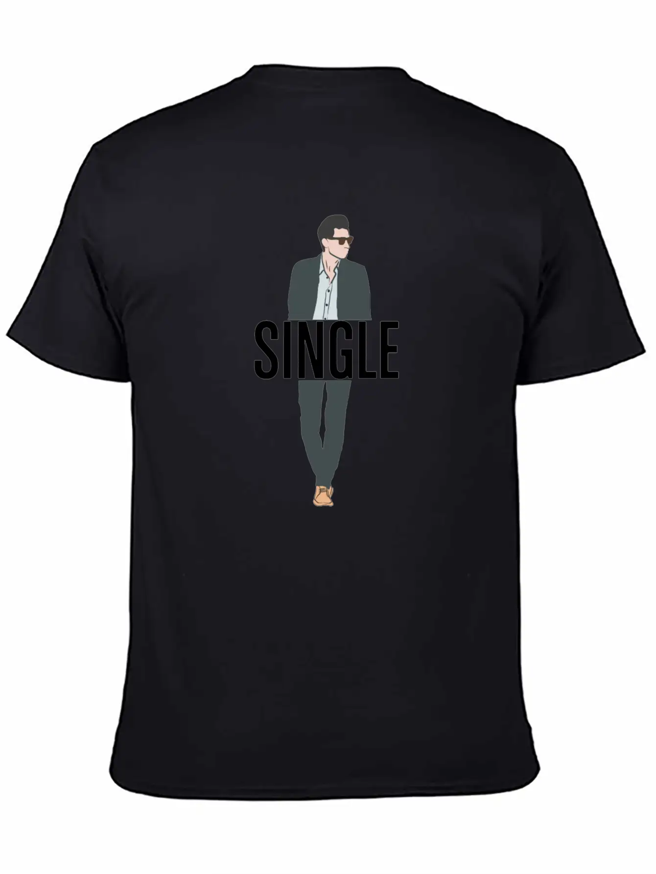 Single But Not Alone Gift Idea Soft Cotton Short Sleeve Tee – Unisex Wardrobe Staple