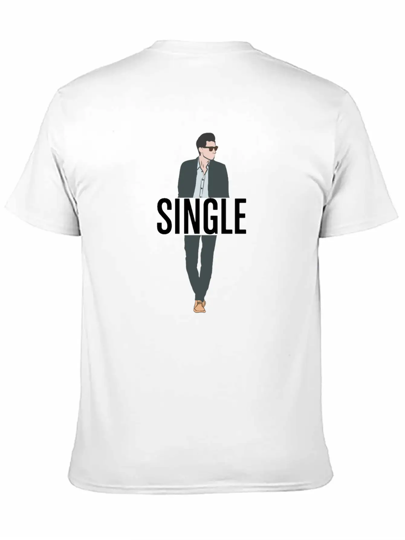 Single But Not Alone Gift Idea Soft Cotton Short Sleeve Tee – Unisex Wardrobe Staple