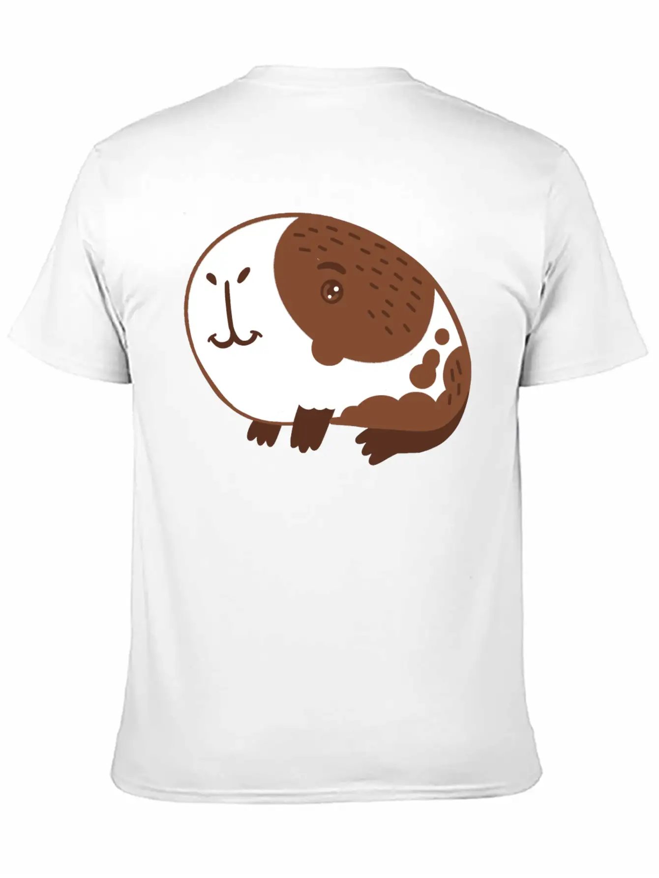 Single Hand Drawn Big Nose Guinea Pig Lightweight Cotton T-Shirt – Daily Comfort Graphic Shirt