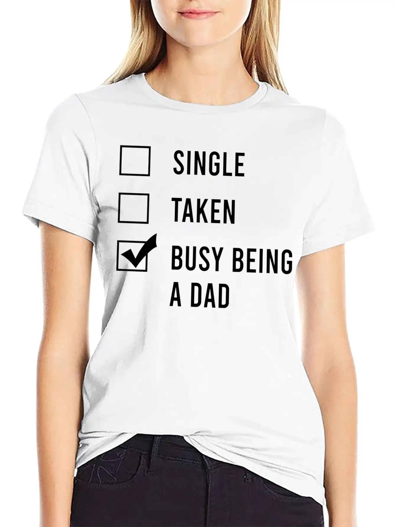 Single Taken Busy Being A Dad Classic Fit Graphic Tee For Daily Comfort – Unisex Cotton Shirt