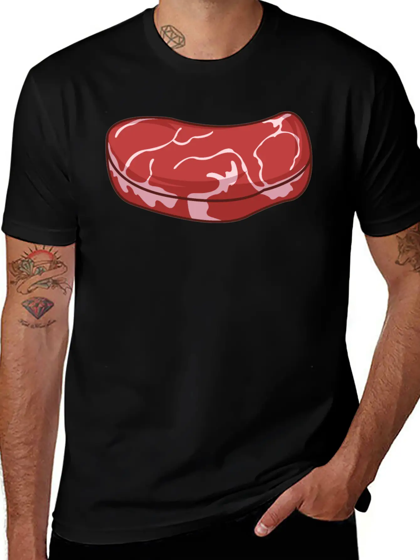 Sirloin Steak Unisex Casual T-Shirt – Clean Design For Daily Comfort
