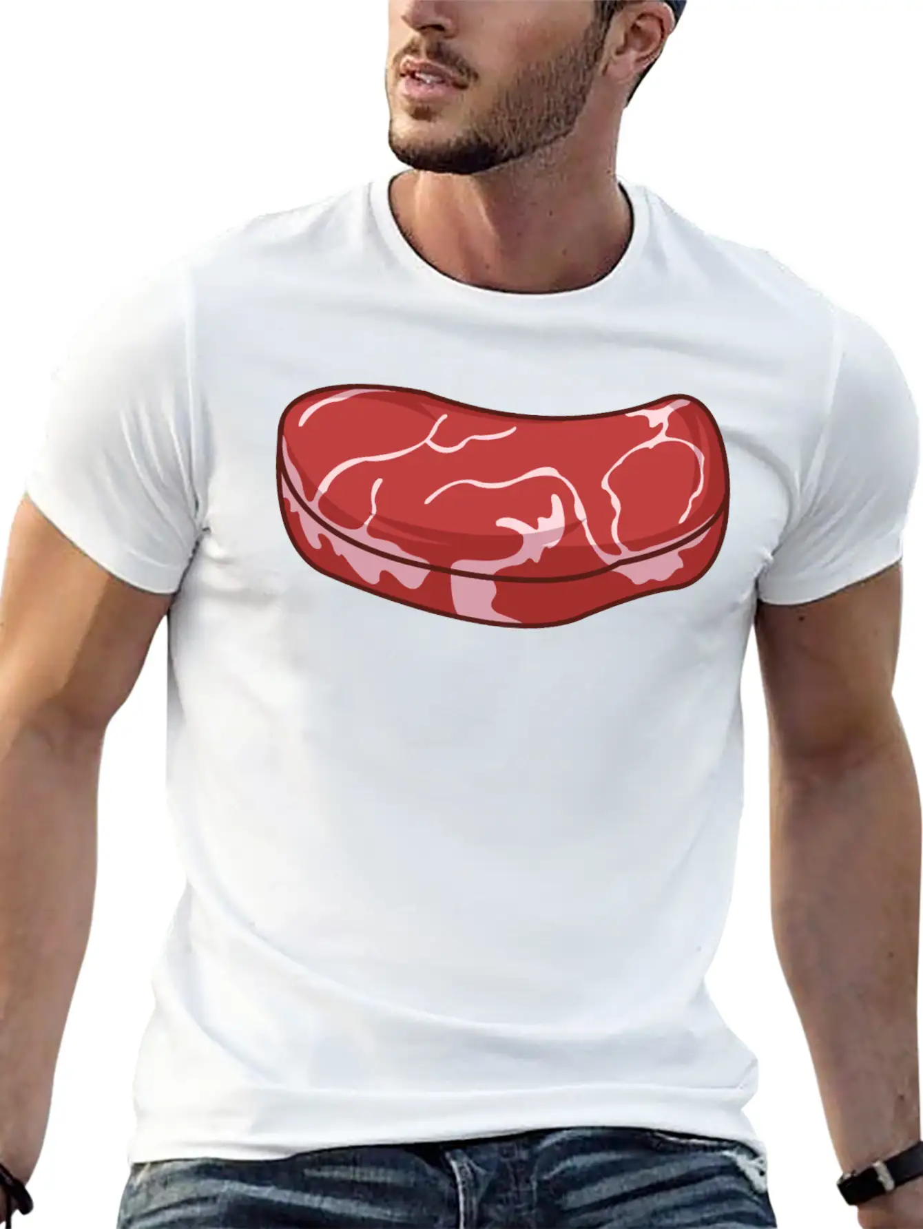 Sirloin Steak Unisex Casual T-Shirt – Clean Design For Daily Comfort