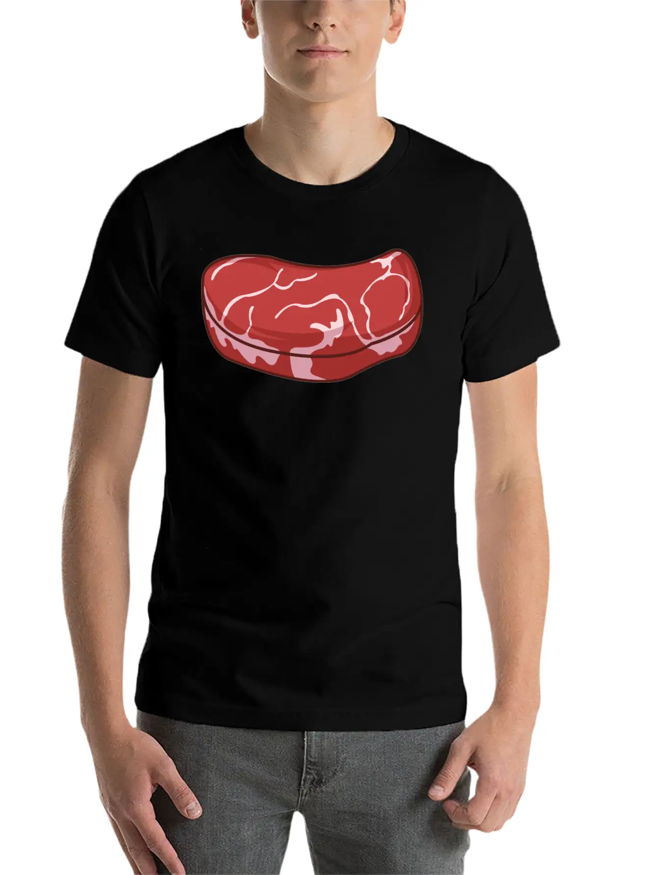 Sirloin Steak Unisex Casual T-Shirt – Clean Design For Daily Comfort