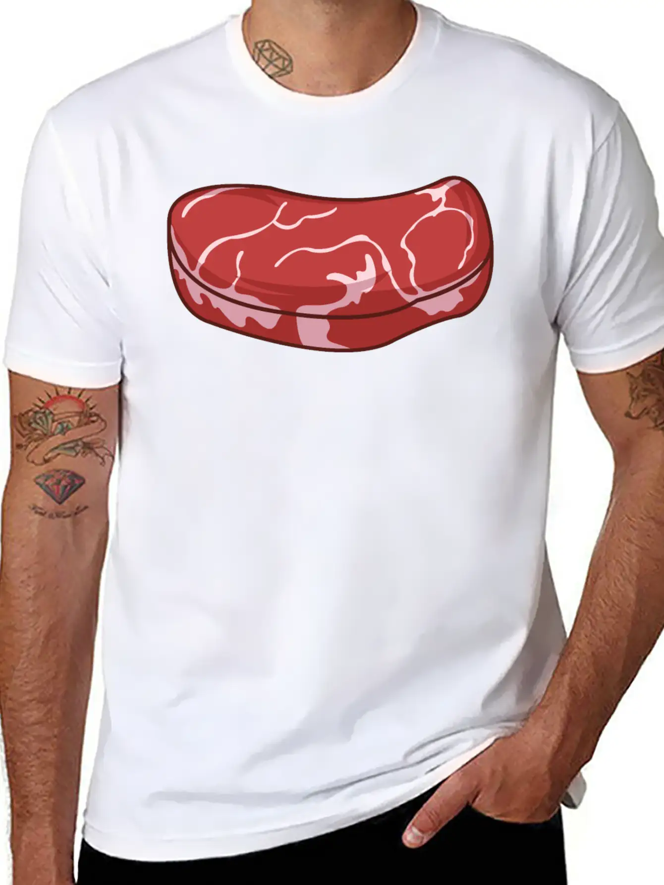 Sirloin Steak Unisex Casual T-Shirt – Clean Design For Daily Comfort