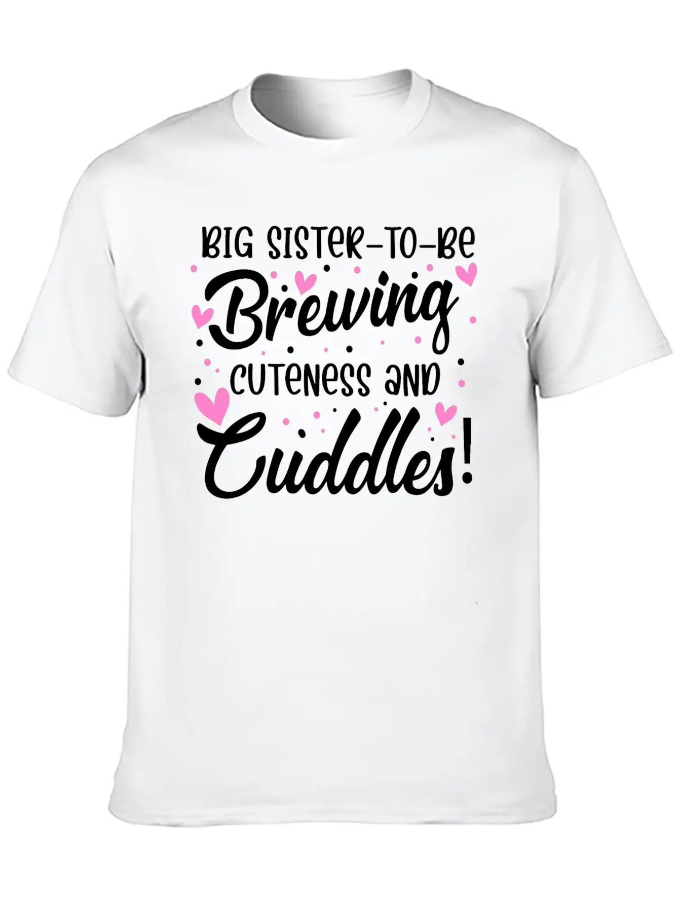 Sister Big Sister To Be Soft Cotton Short Sleeve Tee – Unisex Wardrobe Staple