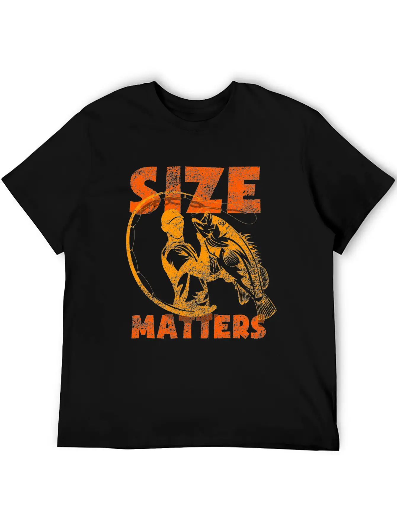 Size Matters Fishing Women Reel Cool Dad Unisex Casual T-Shirt – Clean Design For Daily Comfort