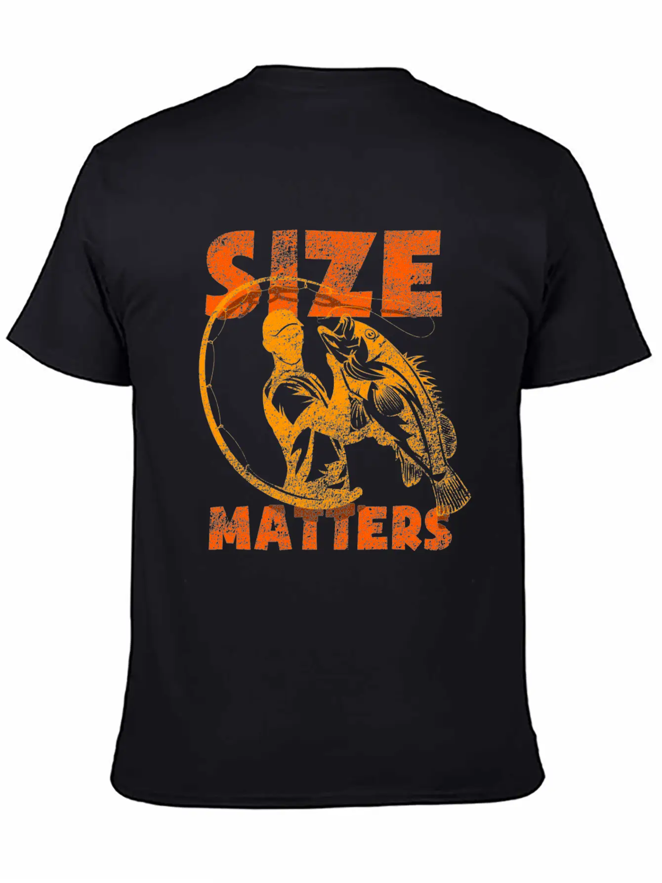 Size Matters Fishing Women Reel Cool Dad Unisex Casual T-Shirt – Clean Design For Daily Comfort