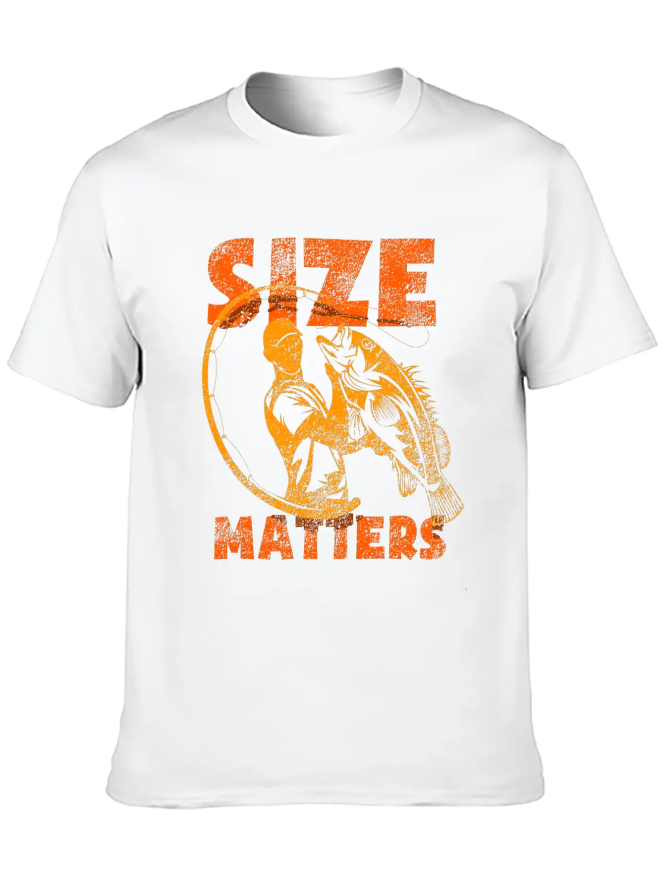 Size Matters Fishing Women Reel Cool Dad Unisex Casual T-Shirt – Clean Design For Daily Comfort