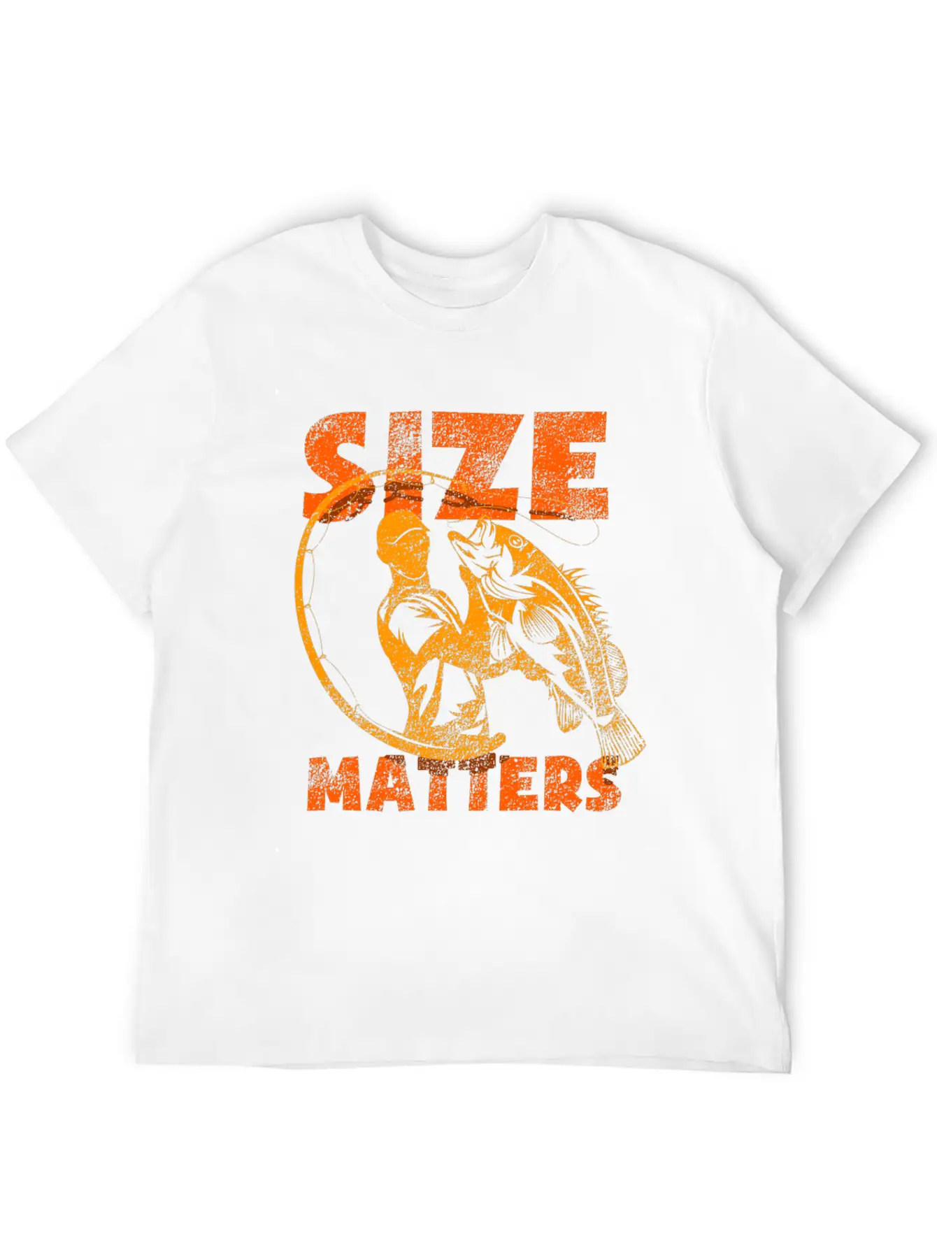 Size Matters Fishing Women Reel Cool Dad Unisex Casual T-Shirt – Clean Design For Daily Comfort