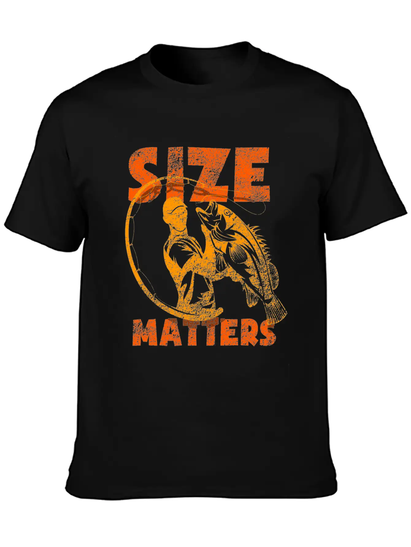 Size Matters Fishing Women Reel Cool Dad Unisex Casual T-Shirt – Clean Design For Daily Comfort