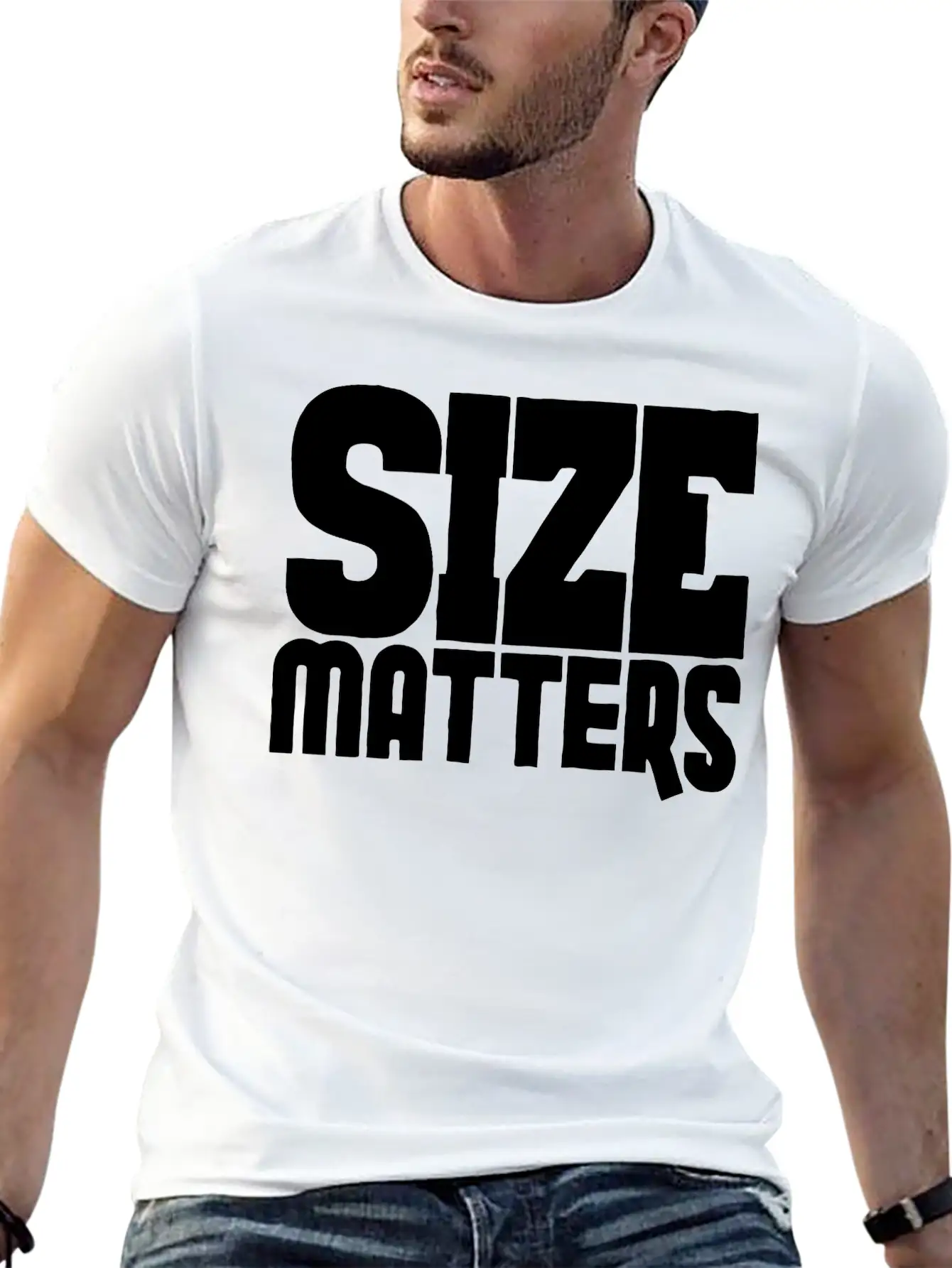 Size Matters Relaxed Everyday Tee – Lightweight And Durable Cotton