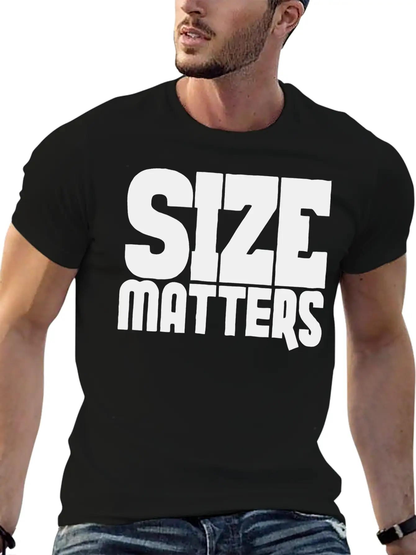 Size Matters Relaxed Everyday Tee – Lightweight And Durable Cotton