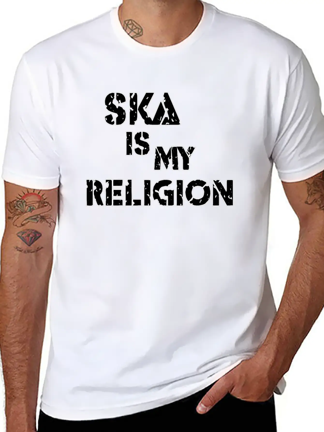 Ska Is My Religion Relaxed Everyday Tee – Lightweight And Durable Cotton