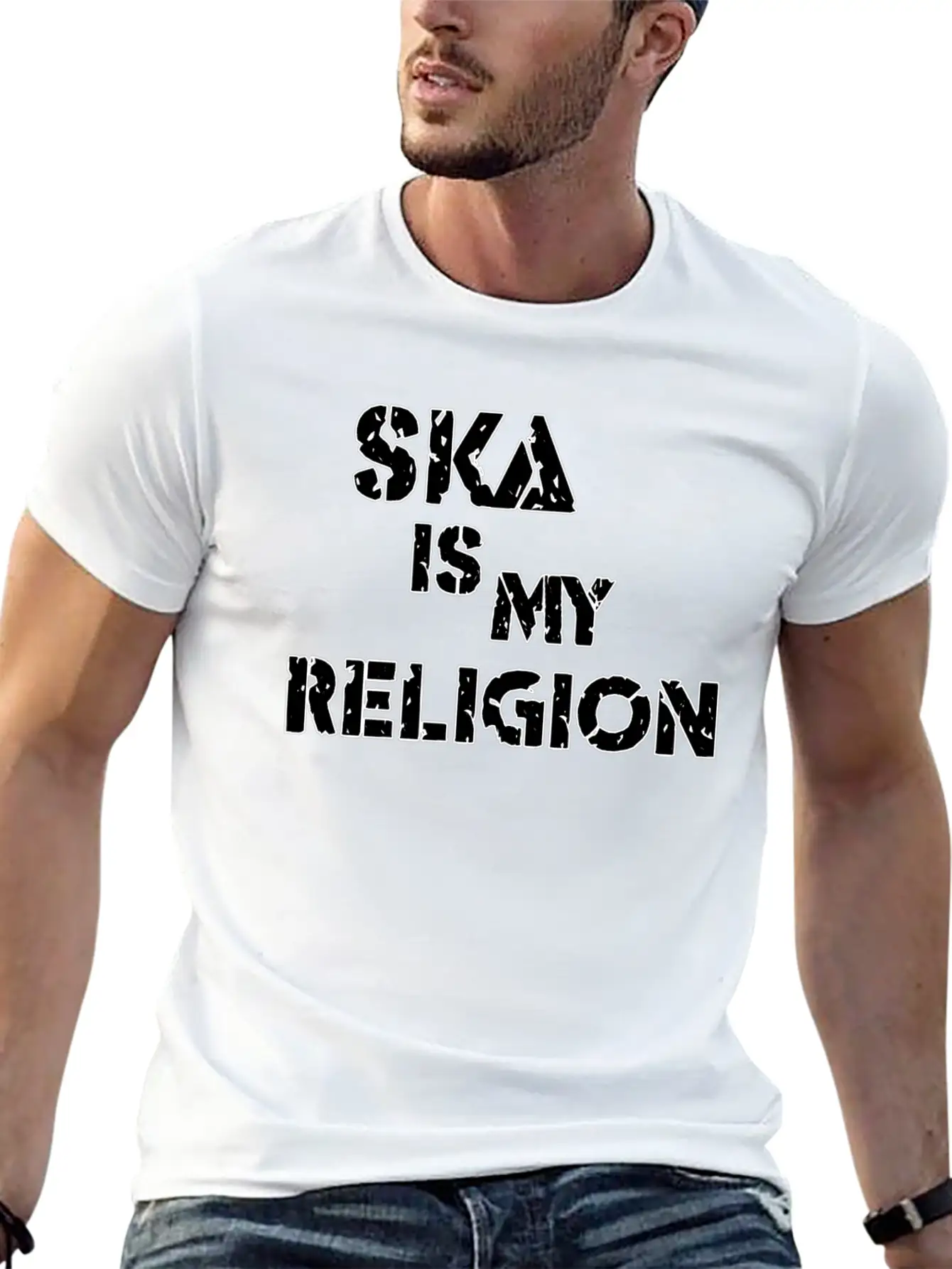Ska Is My Religion Relaxed Everyday Tee – Lightweight And Durable Cotton